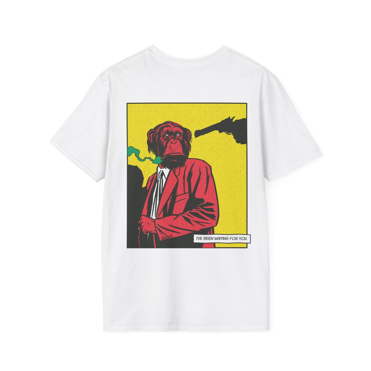Monkey - Comic Mafia - Unisex T-Shirt - Back Print-7