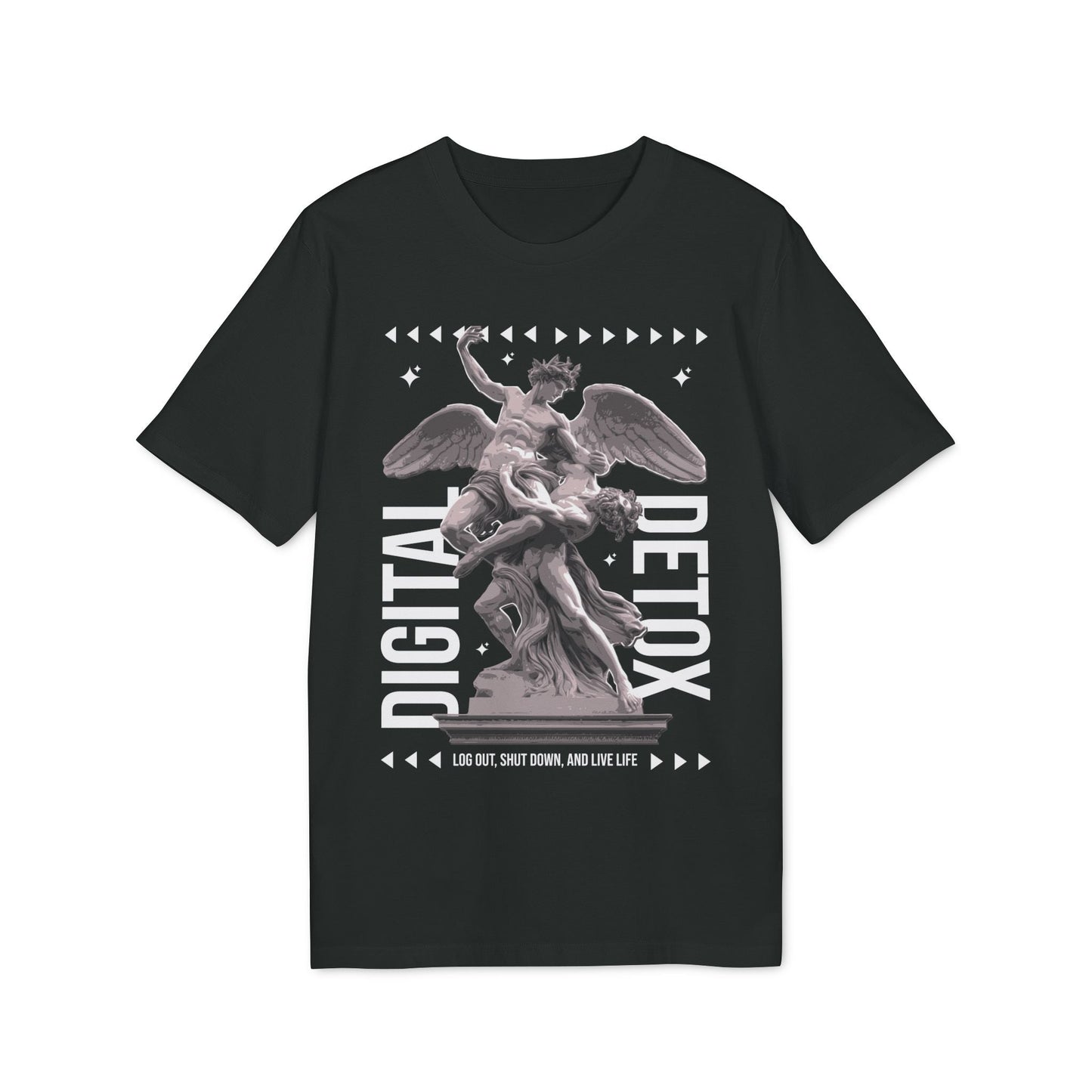 Digital Detox - Gods Way - Premium Bio Unisex T-Shirt - Front Print-0