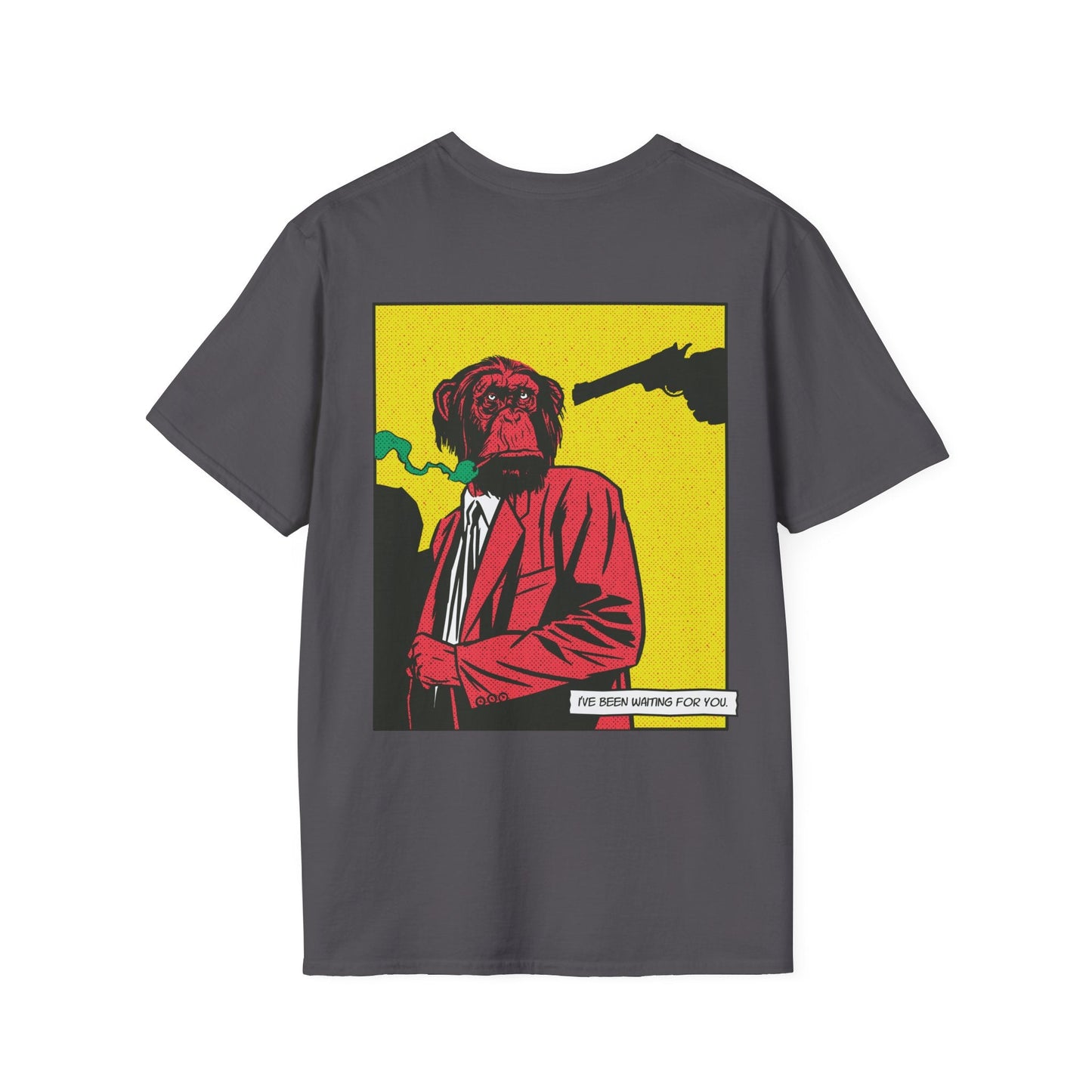 Monkey - Comic Mafia - Unisex T-Shirt - Back Print-5