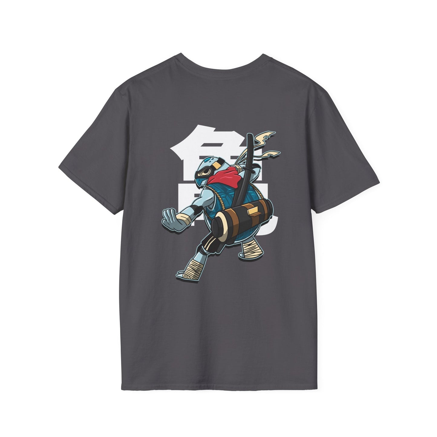 Turtle - Warrior Animals - Unisex T-Shirt - Back Print-1