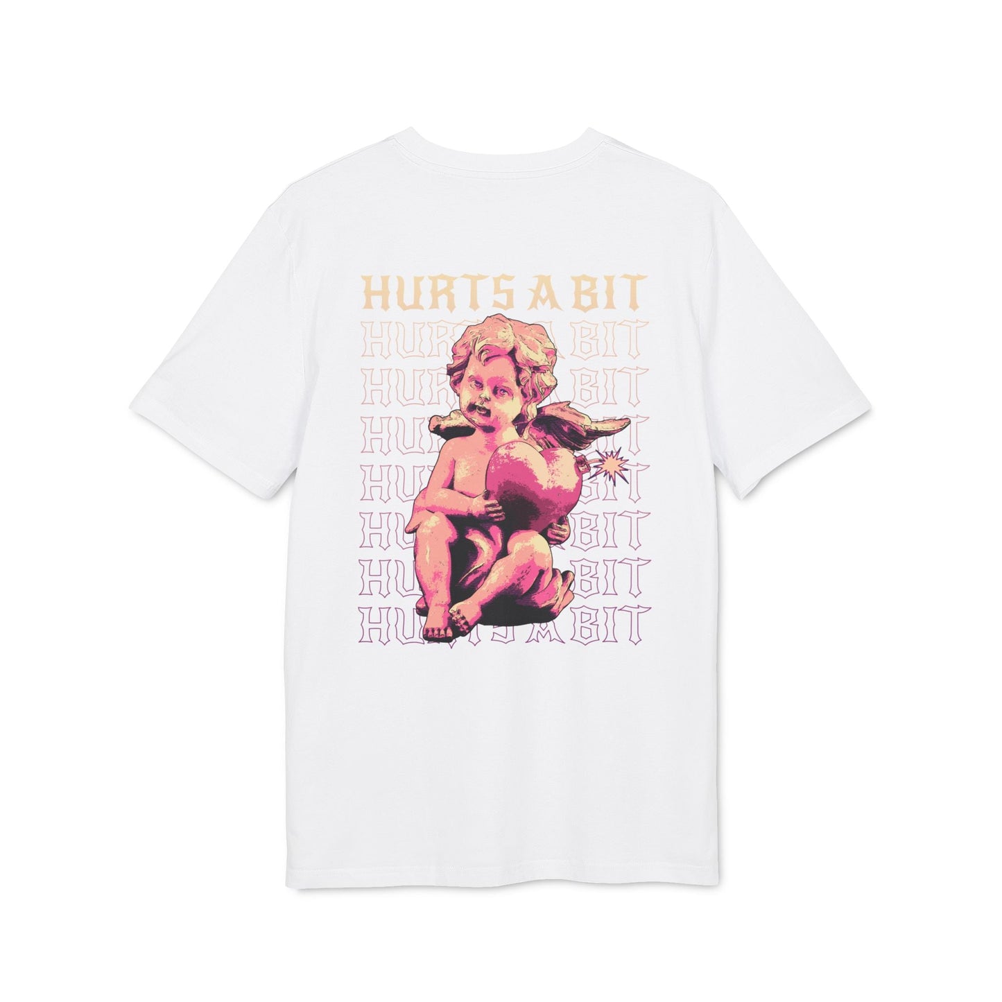 Hurts a Bit - Gods Way - Premium Bio Unisex T-Shirt - Back Print-6