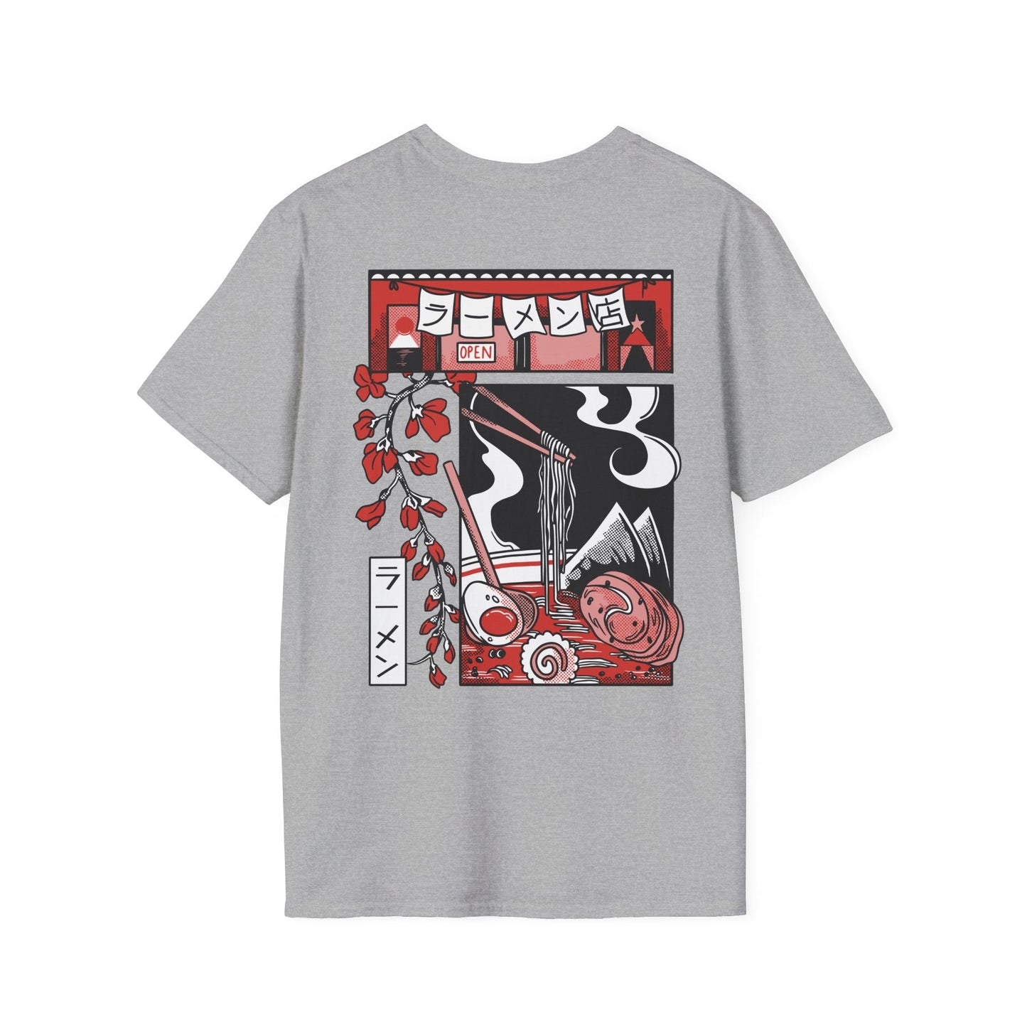 Ramen - Slice of Life - Unisex T-Shirt - Back Print-4