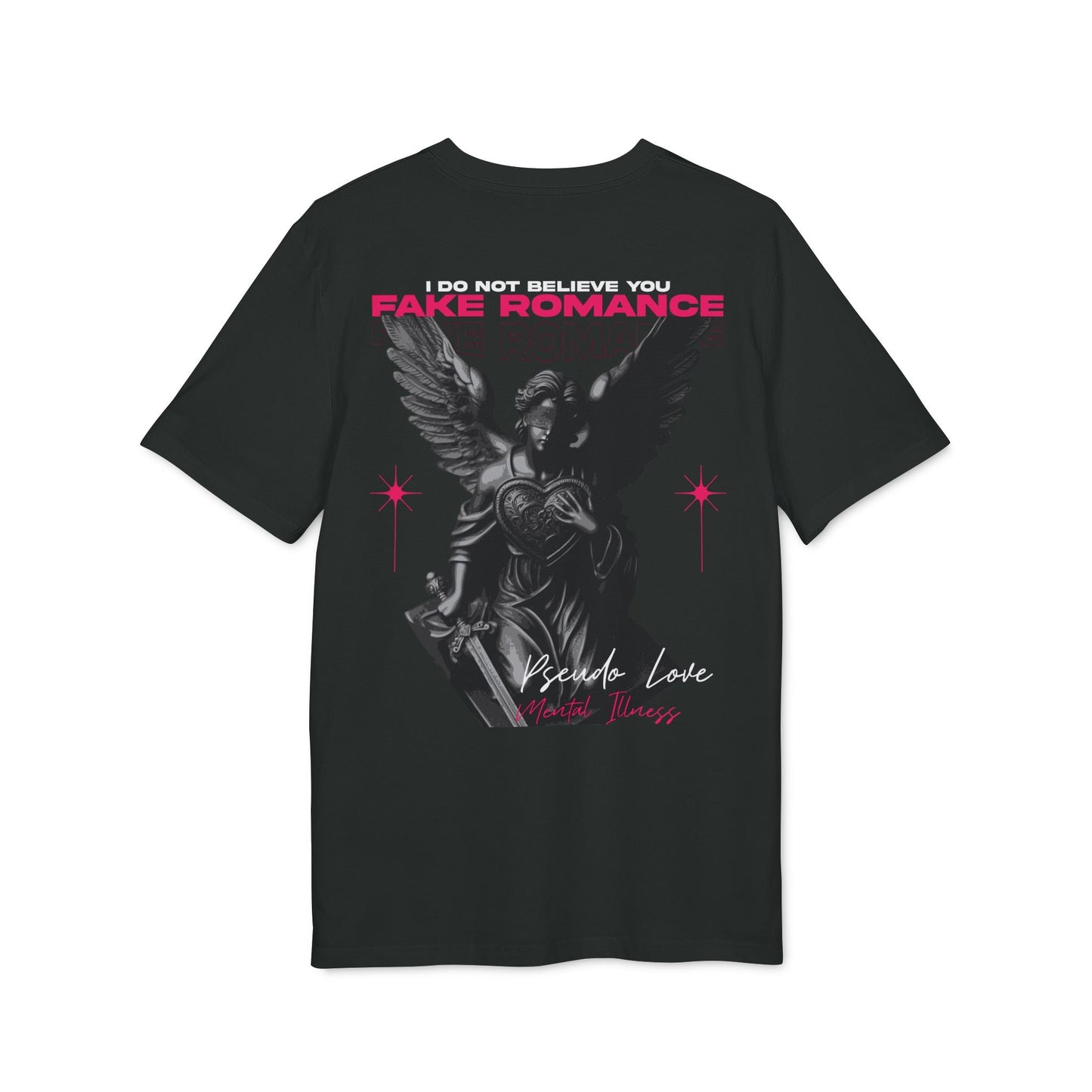 Fake Romance Pseudo Love - Gods Way - Premium Bio Unisex T-Shirt - Back Print-0