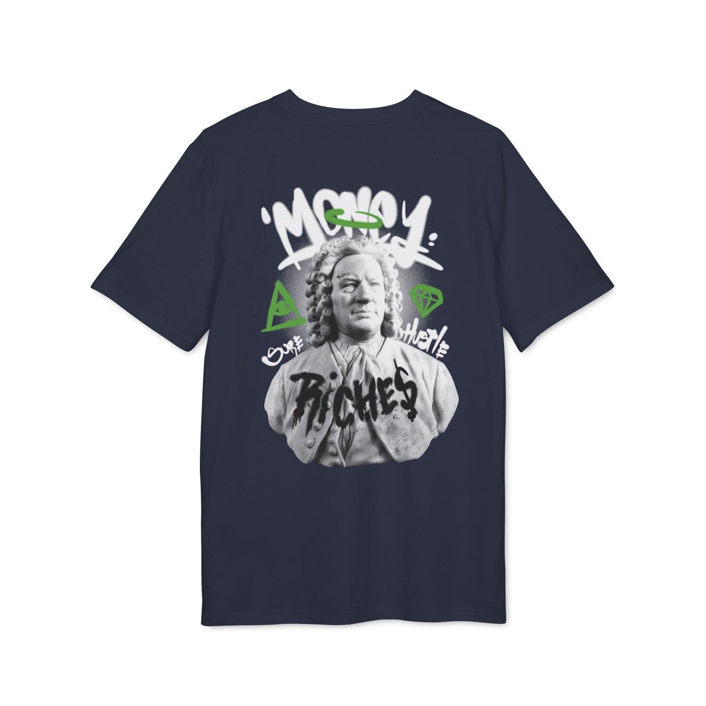 Money Riches - Gods Way - Premium Bio Unisex T-Shirt - Back Print-5