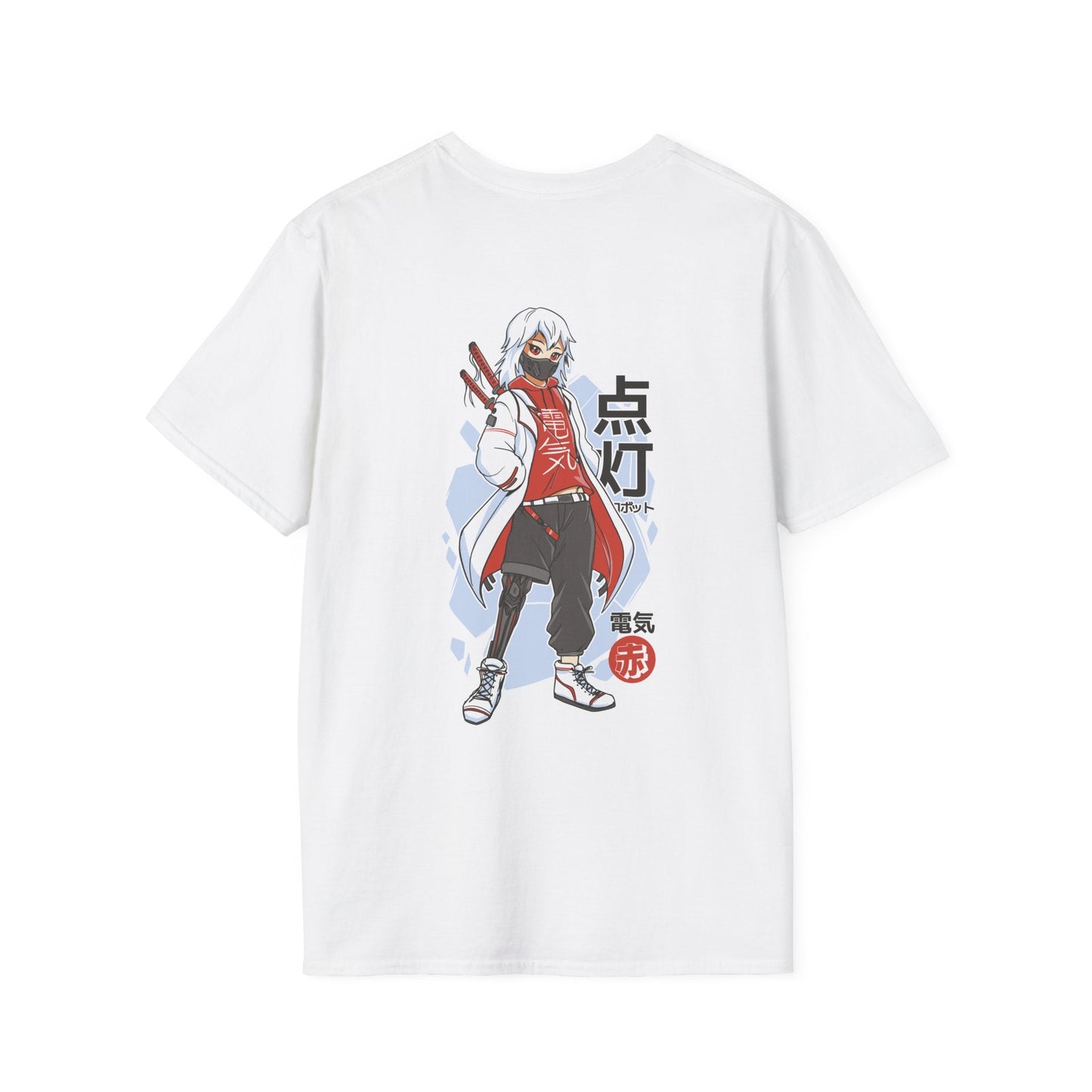 Techware Samurai - Anime World - Unisex T-Shirt - Back Print-3