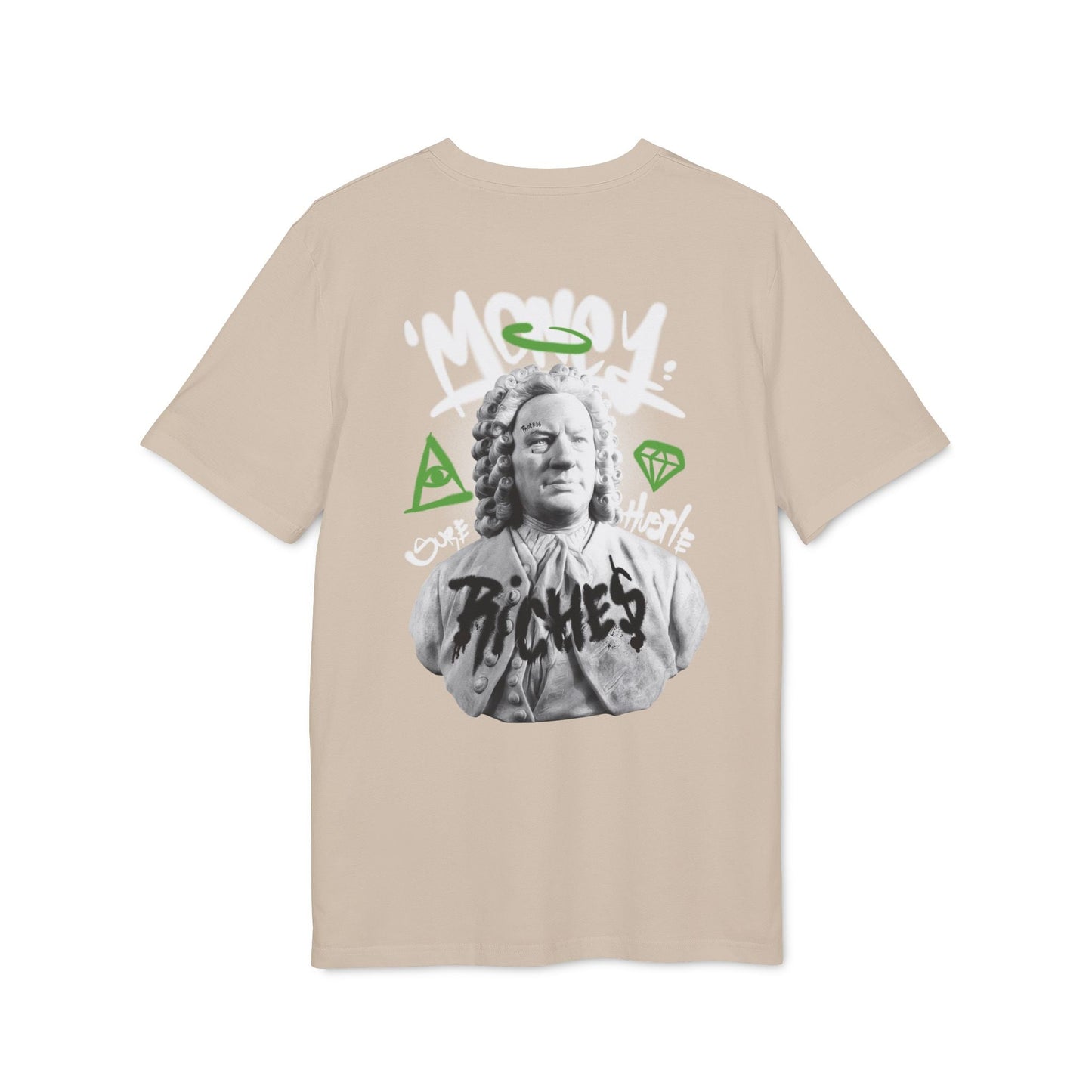 Money Riches - Gods Way - Premium Bio Unisex T-Shirt - Back Print-6