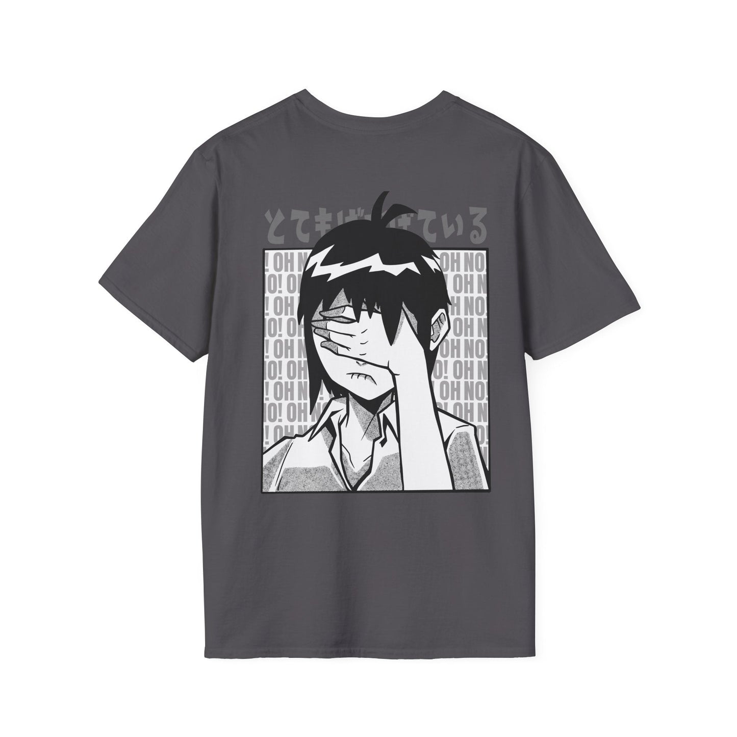Face Palm Manga - Anime World - Unisex T-Shirt - Back Print-1