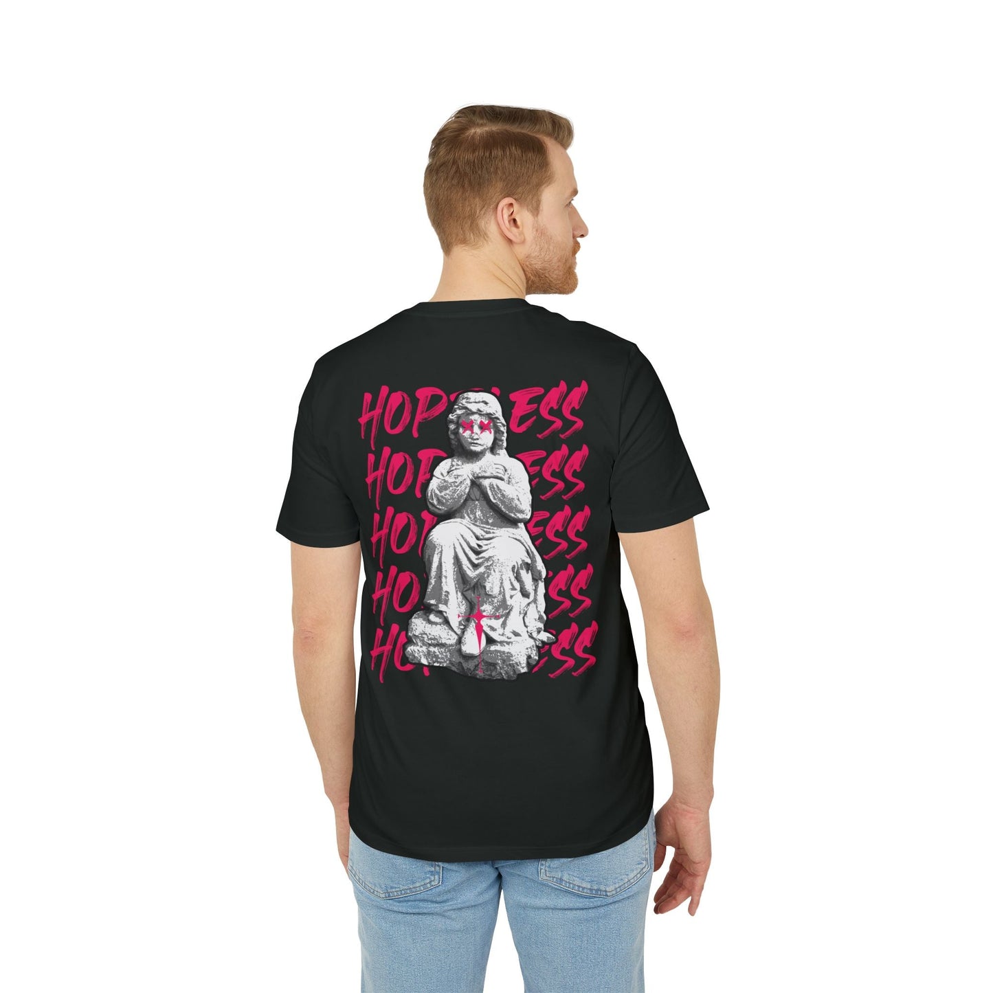 Hopeless - Gods Way - Premium Bio Unisex T-Shirt - Back Print-4