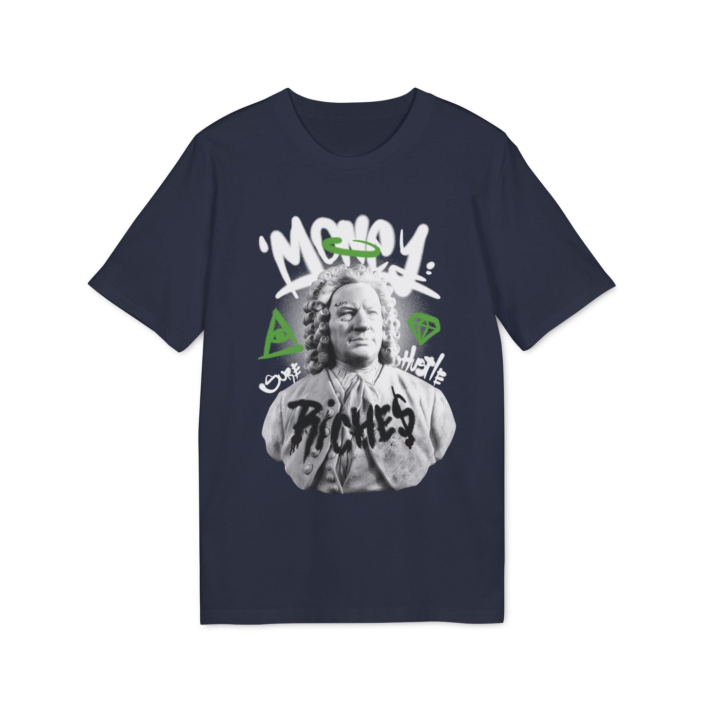 Money Riches - Gods Way - Premium Bio Unisex T-Shirt - Front Print-5