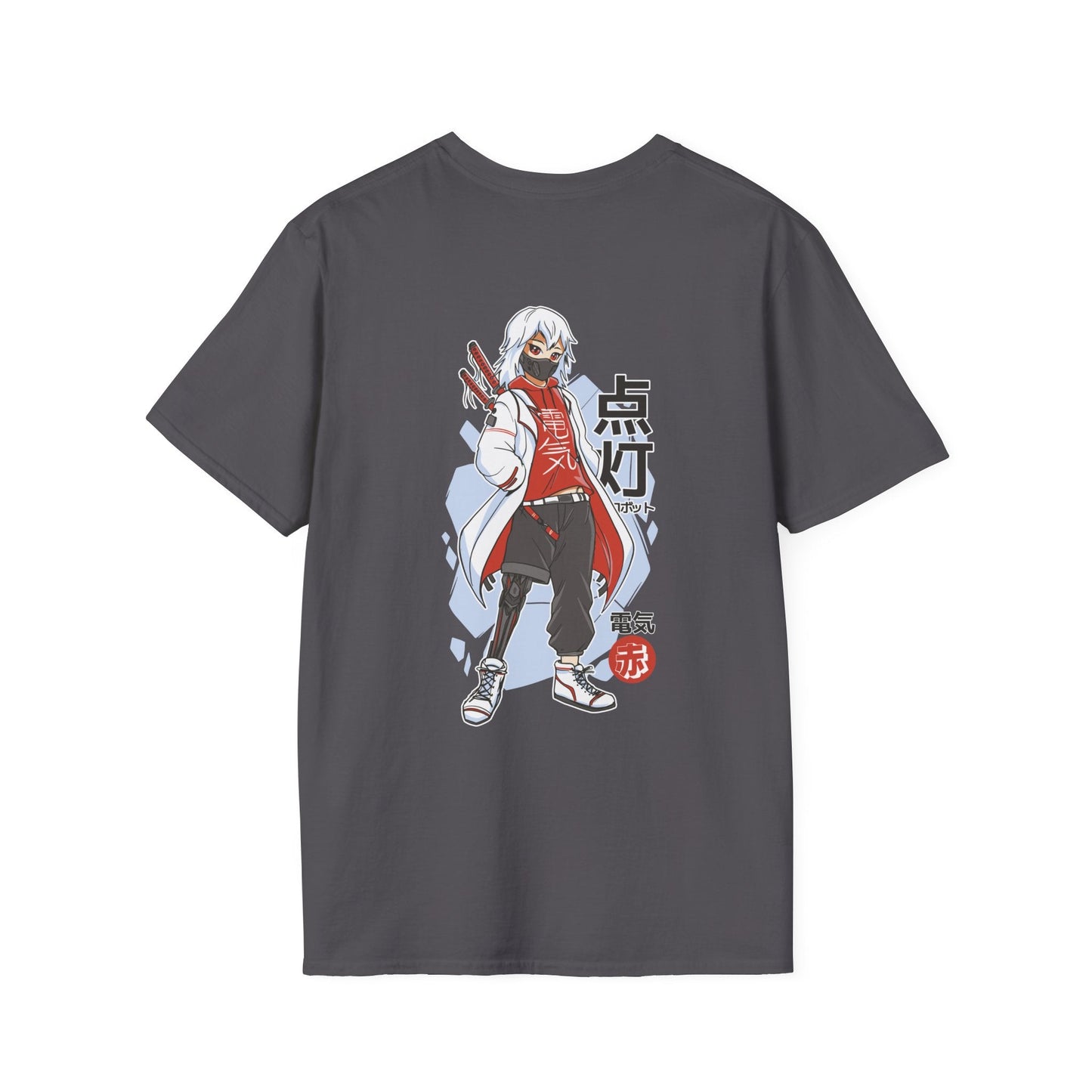 Techware Samurai - Anime World - Unisex T-Shirt - Back Print-1