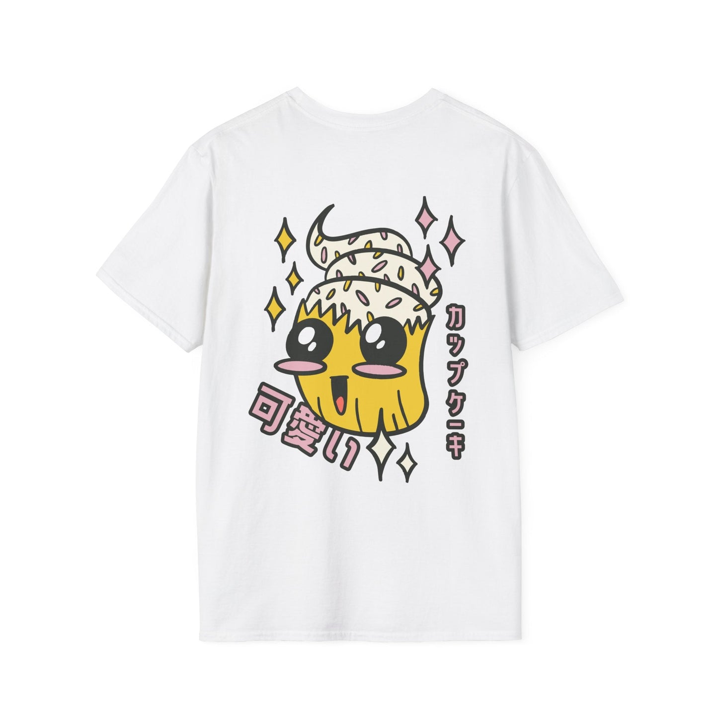 Kawaii Cupcake - Anime World - Unisex T-Shirt - Back Print-0