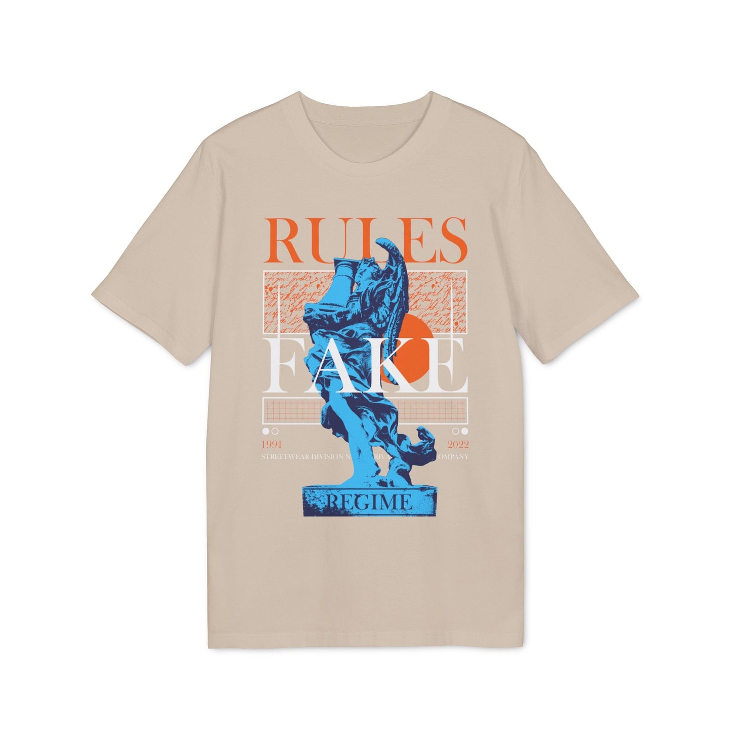 Rules Fake - Gods Way - Premium Bio Unisex T-Shirt - Front Print-6