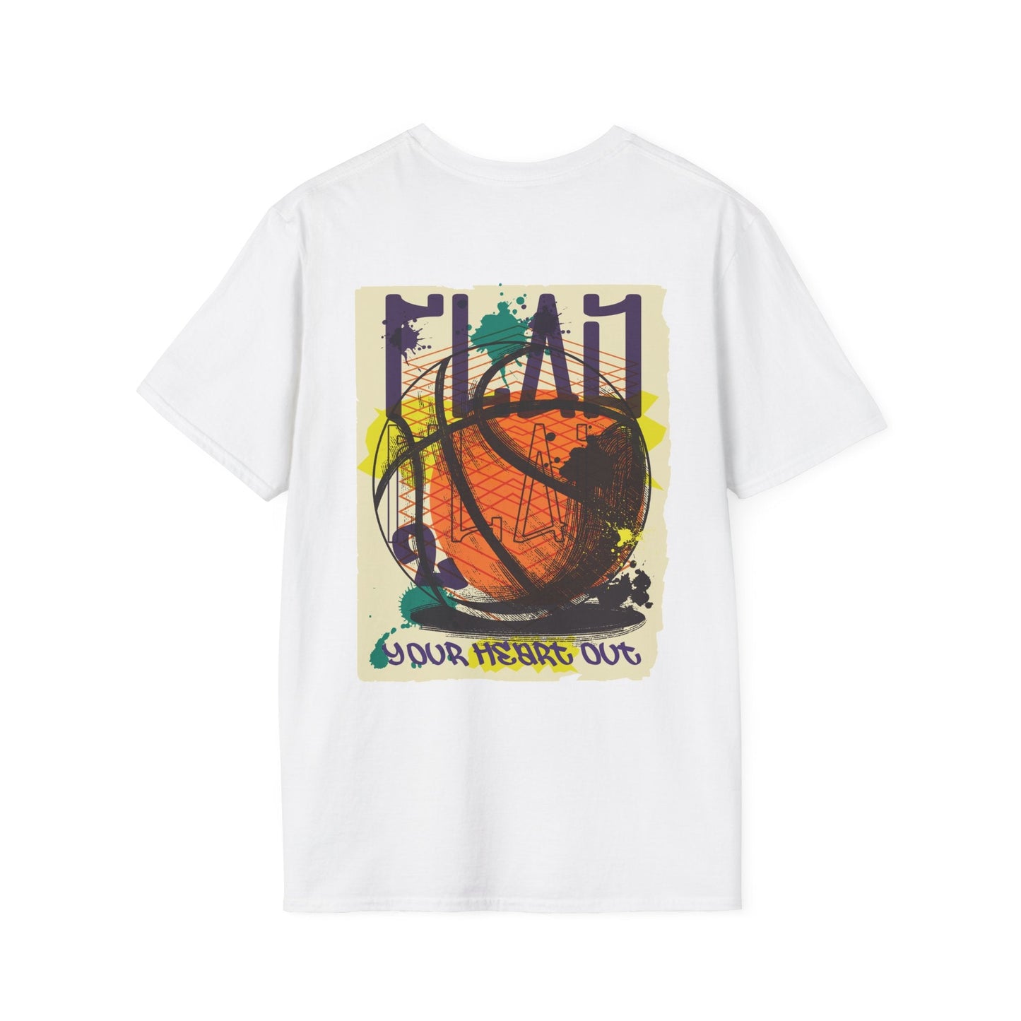 Basketball - Urban Graffiti - Unisex T-Shirt - Back Print-3