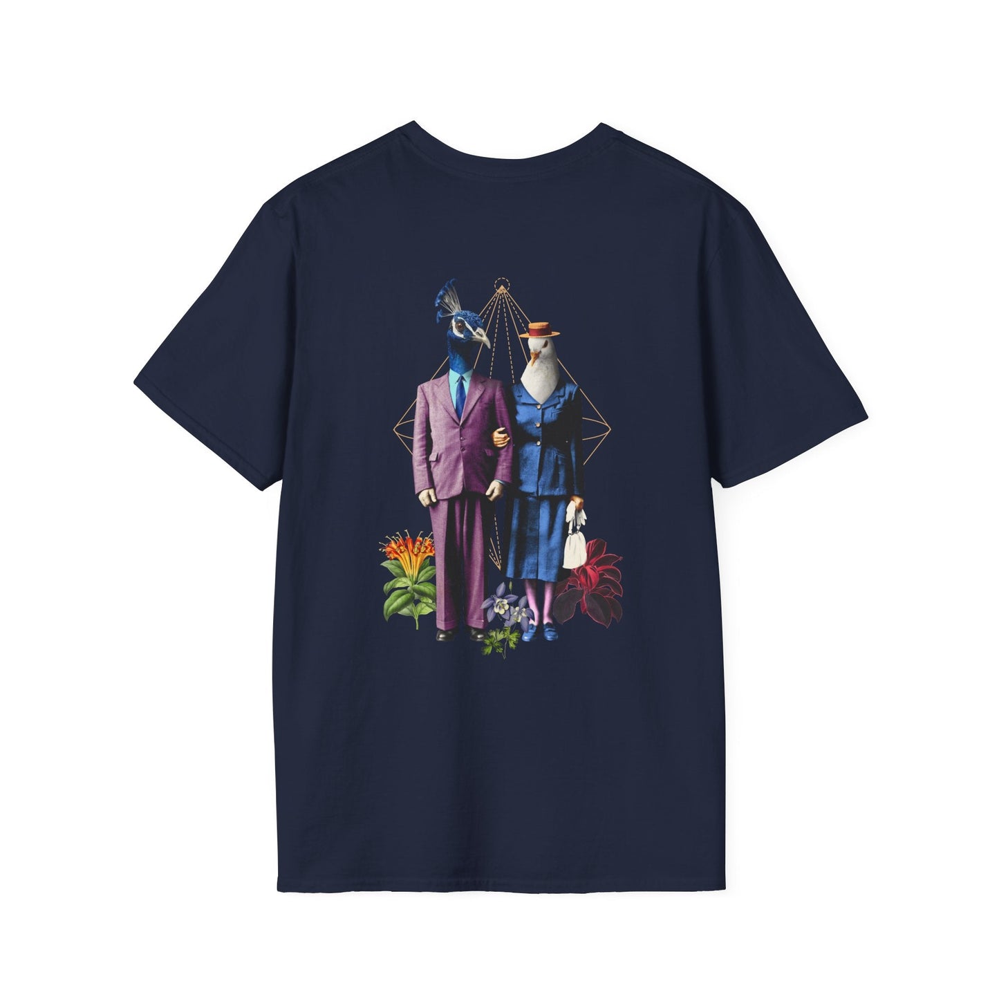 Couple - Animal Human - Unisex T-Shirt - Back Print-6