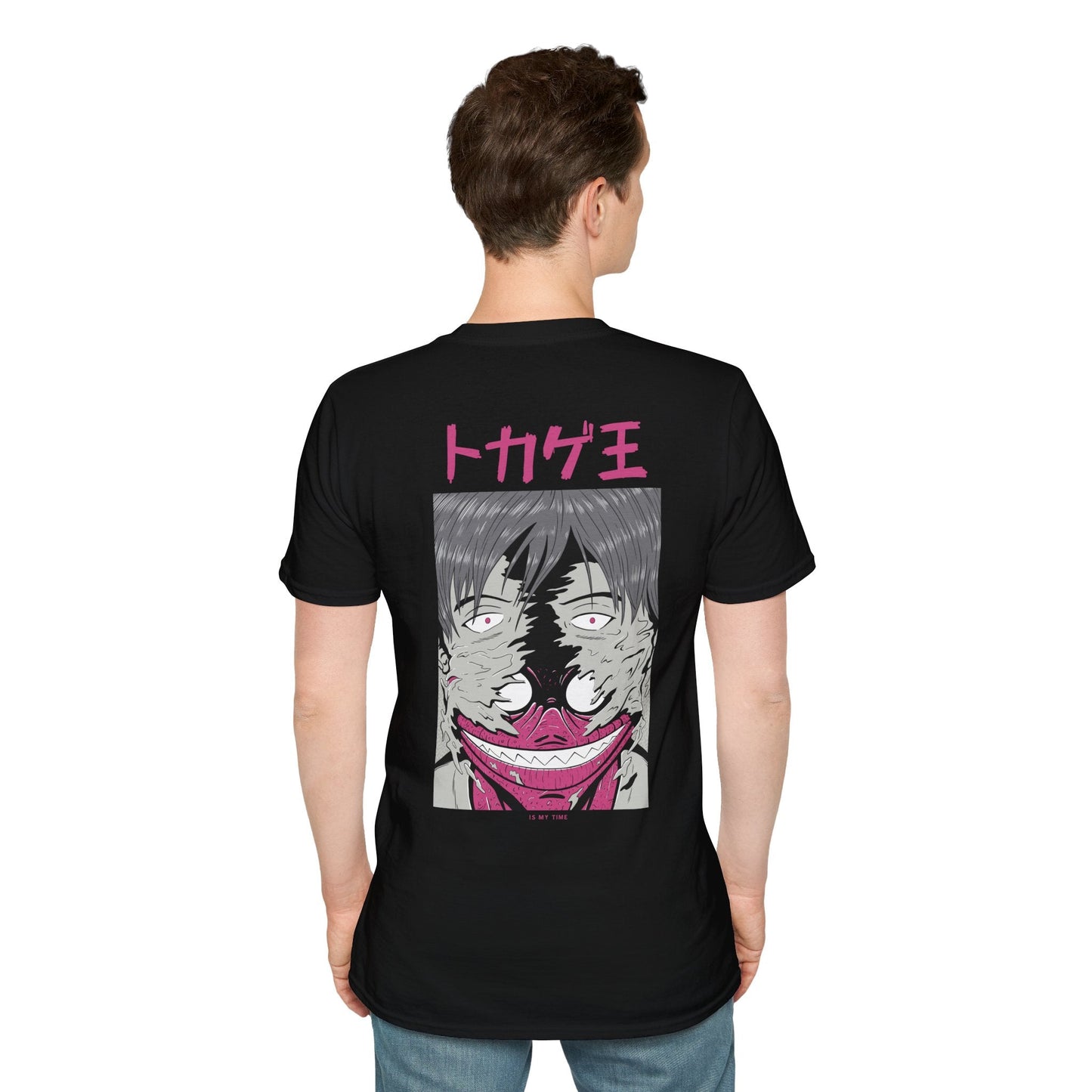 Is my Time - Japanese Horror - Unisex T-Shirt - Back Print-4