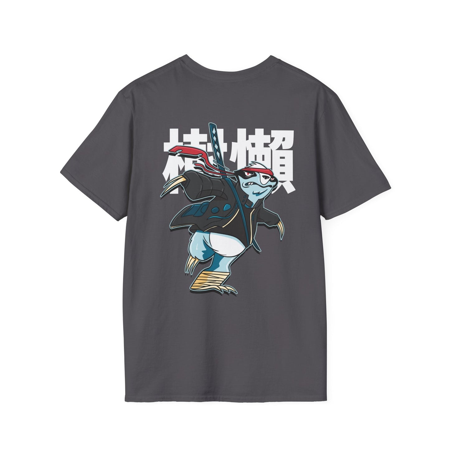 Sloth - Warrior Animals - Unisex T-Shirt - Back Print-1