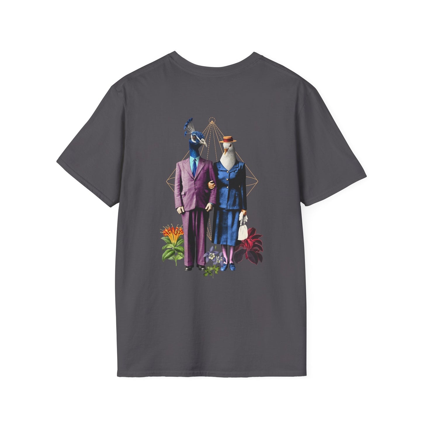 Couple - Animal Human - Unisex T-Shirt - Back Print-5