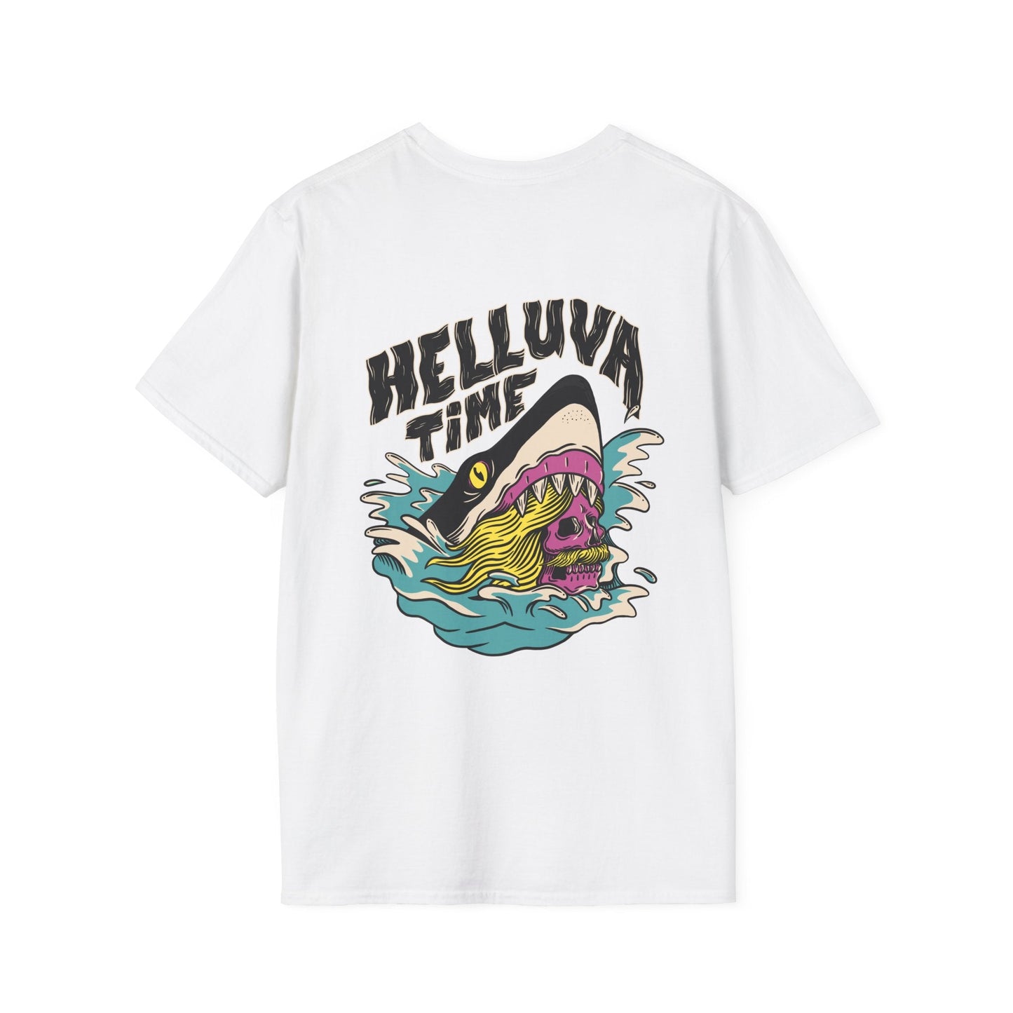 Helluva Time - Summer Skulls - Unisex T-Shirt - Back Print-3