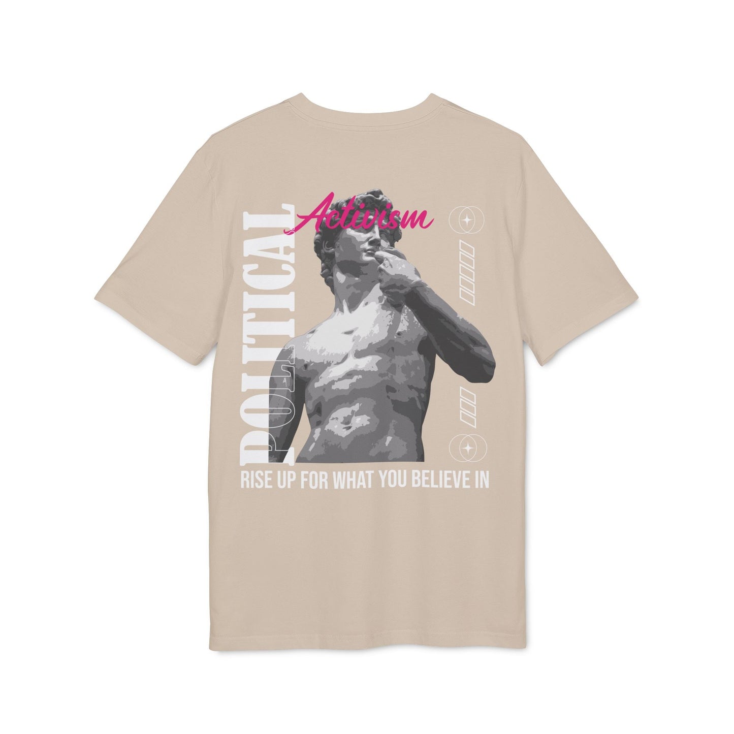 Political Activism - Gods Way - Premium Bio Unisex T-Shirt - Back Print-6
