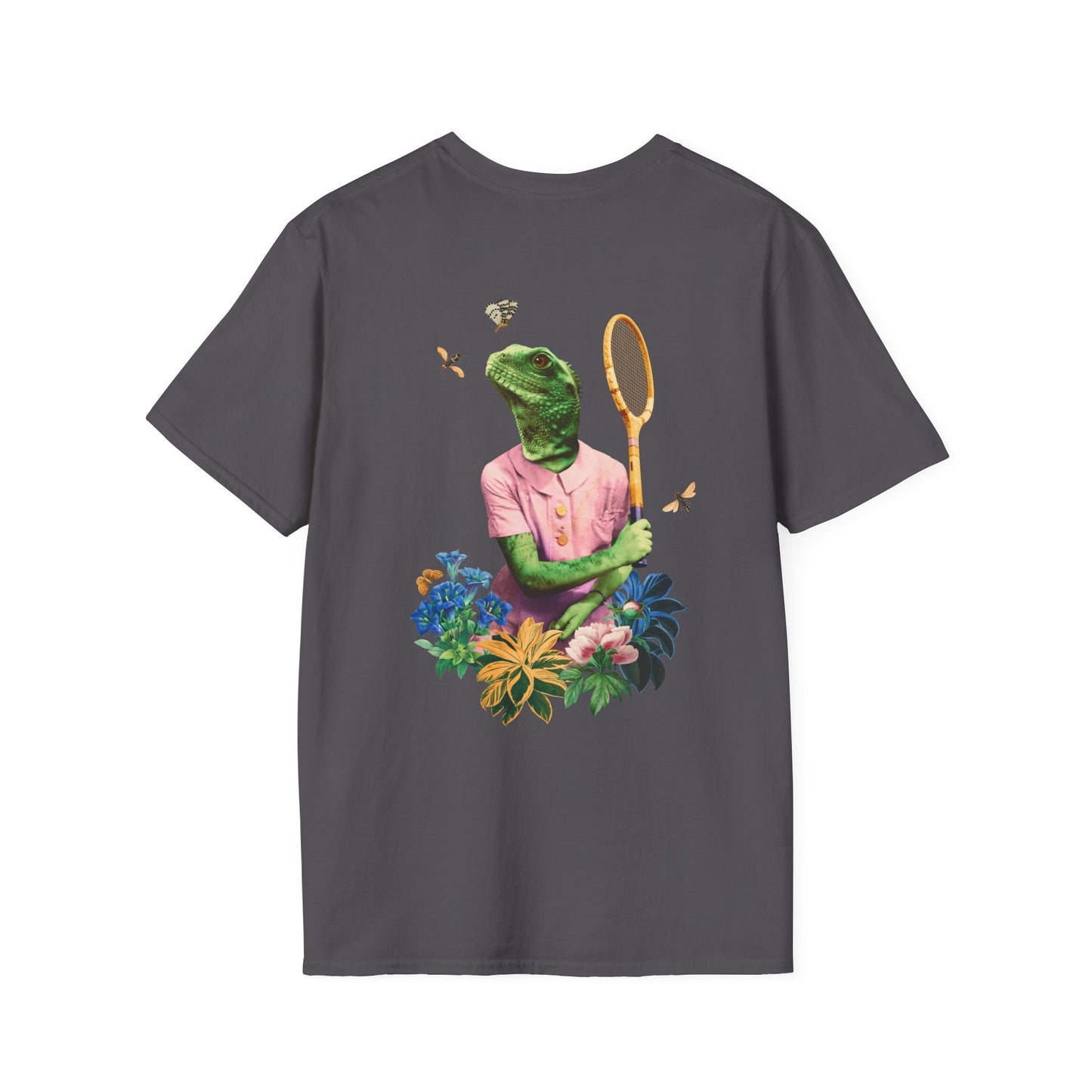 Lizard - Animal Human - Unisex T-Shirt - Back Print-5