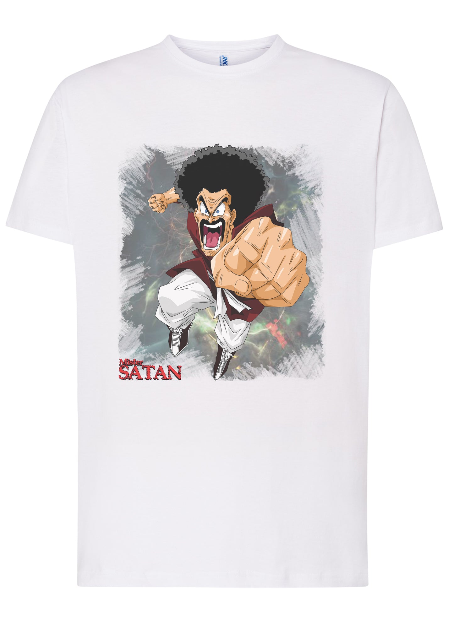 Mister Satan Manga Anime Fumetti 6001 T-shirt Urban Men Uomo 100% Cotone Pettinato JK