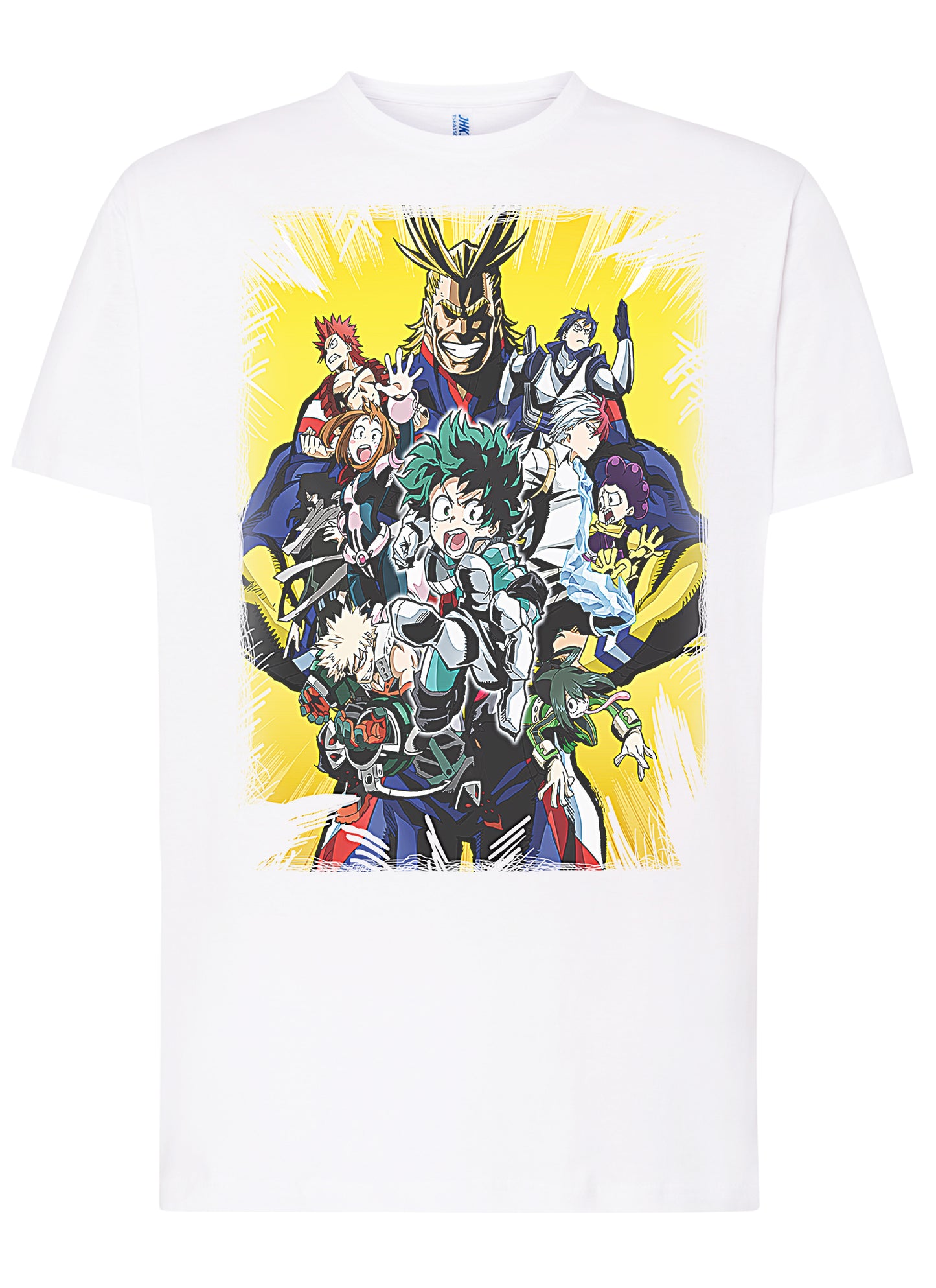Boku no Hero Academia Manga Anime Fumetti 6005 T-shirt Urban Men Uomo 100% Cotone Pettinato JK