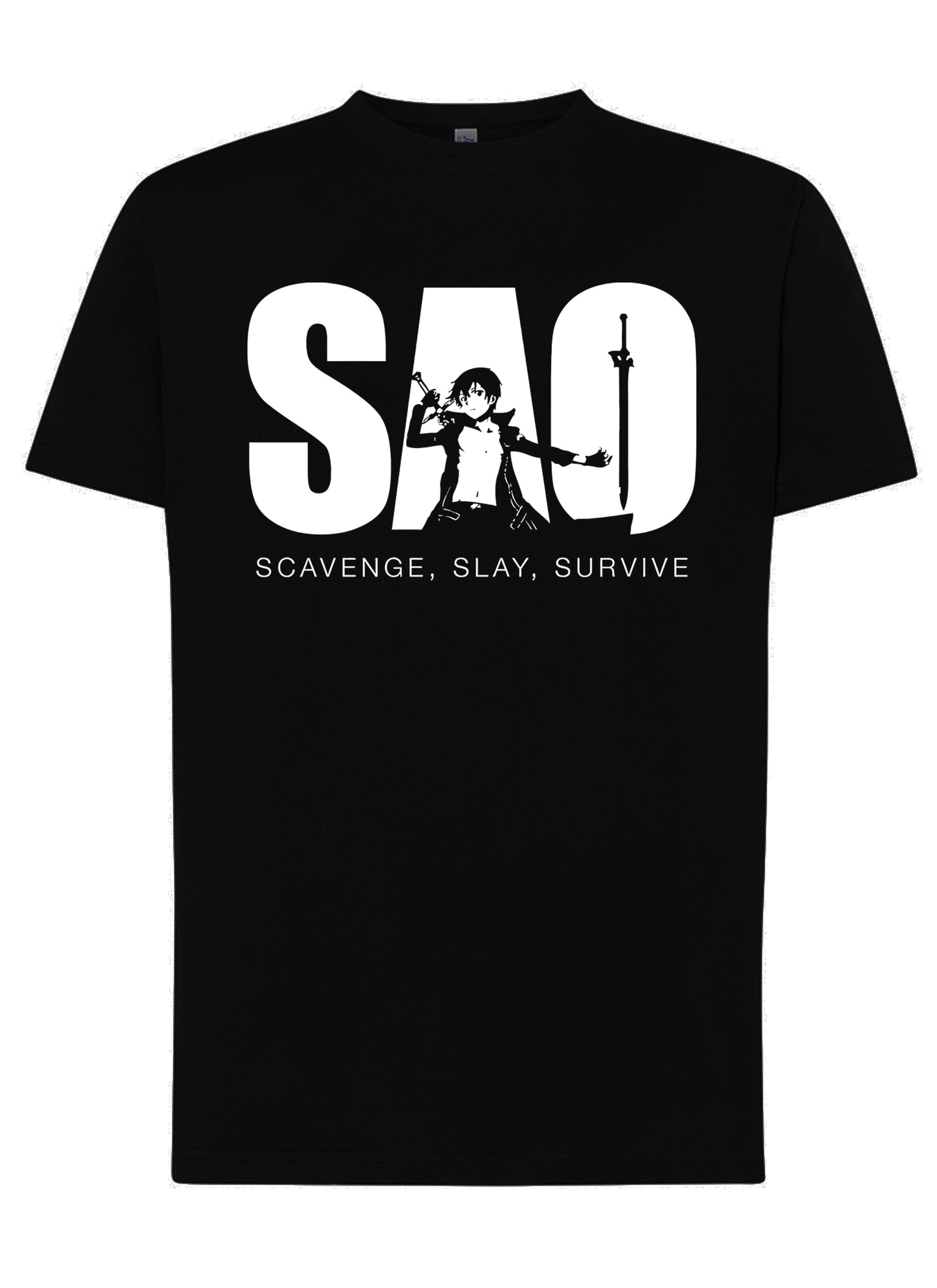 Sao Scavenge Slay Survive Manga Anime Fumetti 6008-3 T-shirt Urban Men Uomo 100% Cotone Pettinato JK