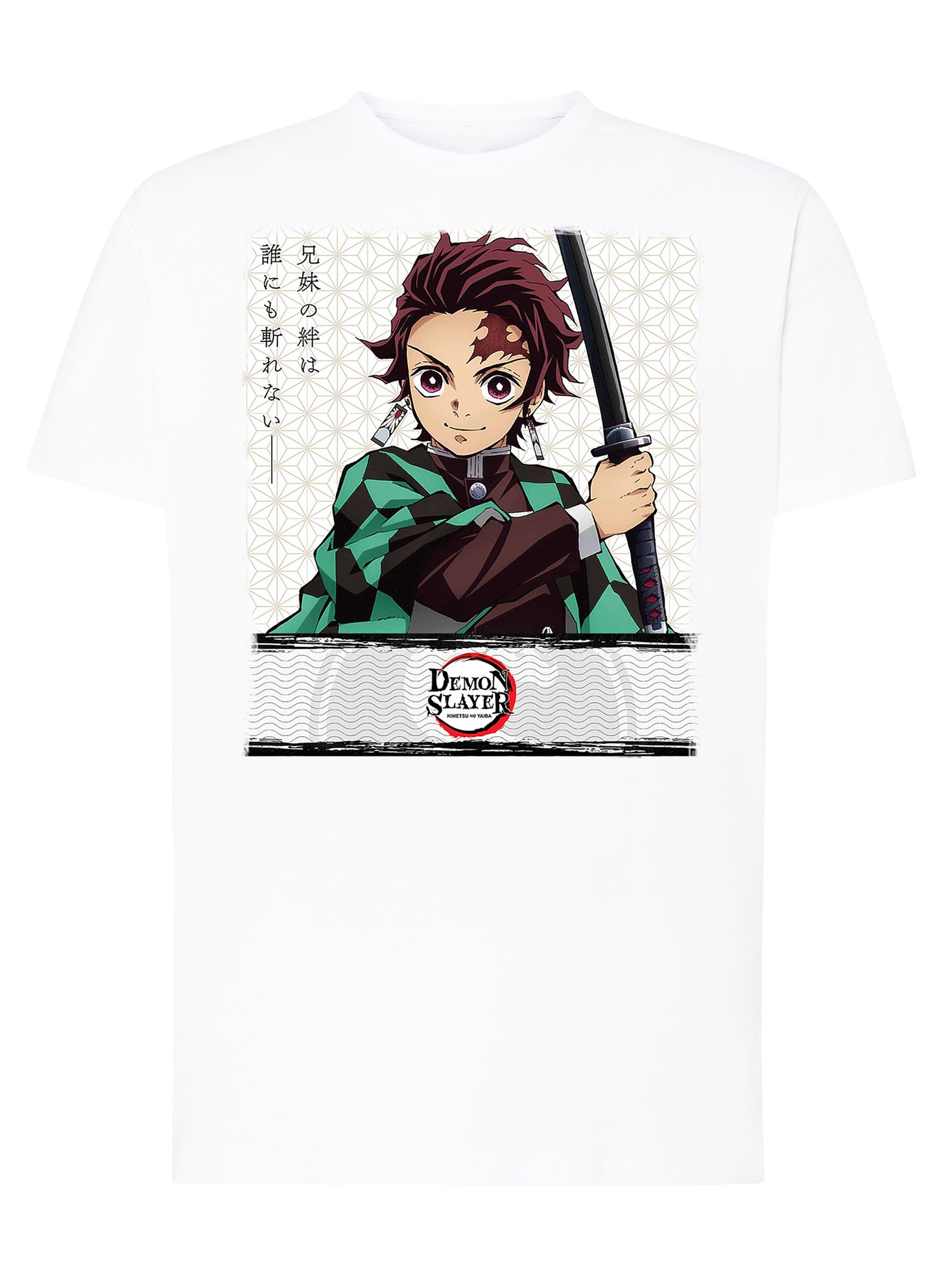 Demon Slayer Kimetsu Manga Anime Fumetti 6016-2 T-shirt Urban Men Uomo 100% Cotone Pettinato JK