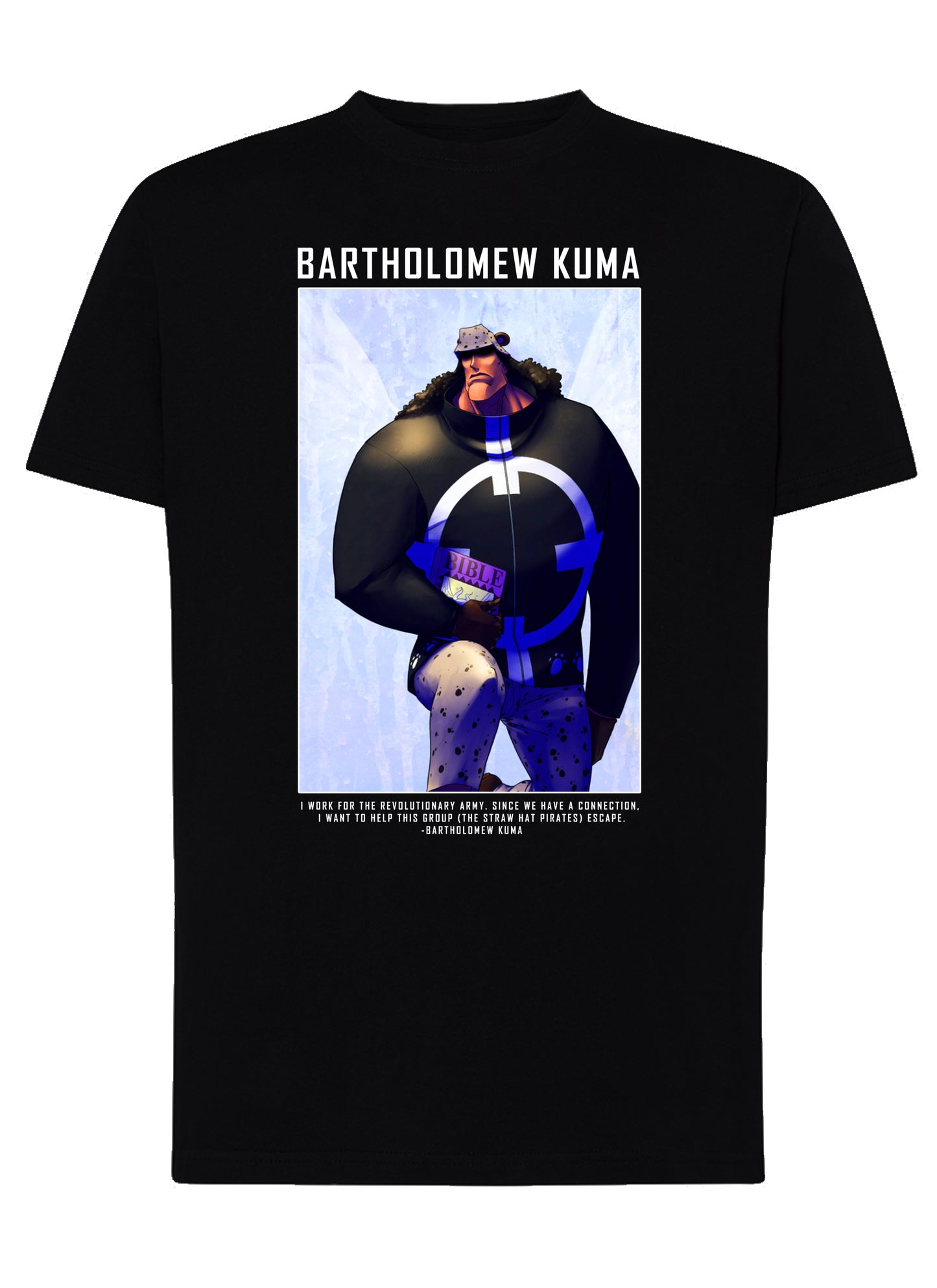 Of Kuma Manga Anime Fumetti 6018-22 T-shirt Urban Men Uomo 100% Cotone Pettinato JK