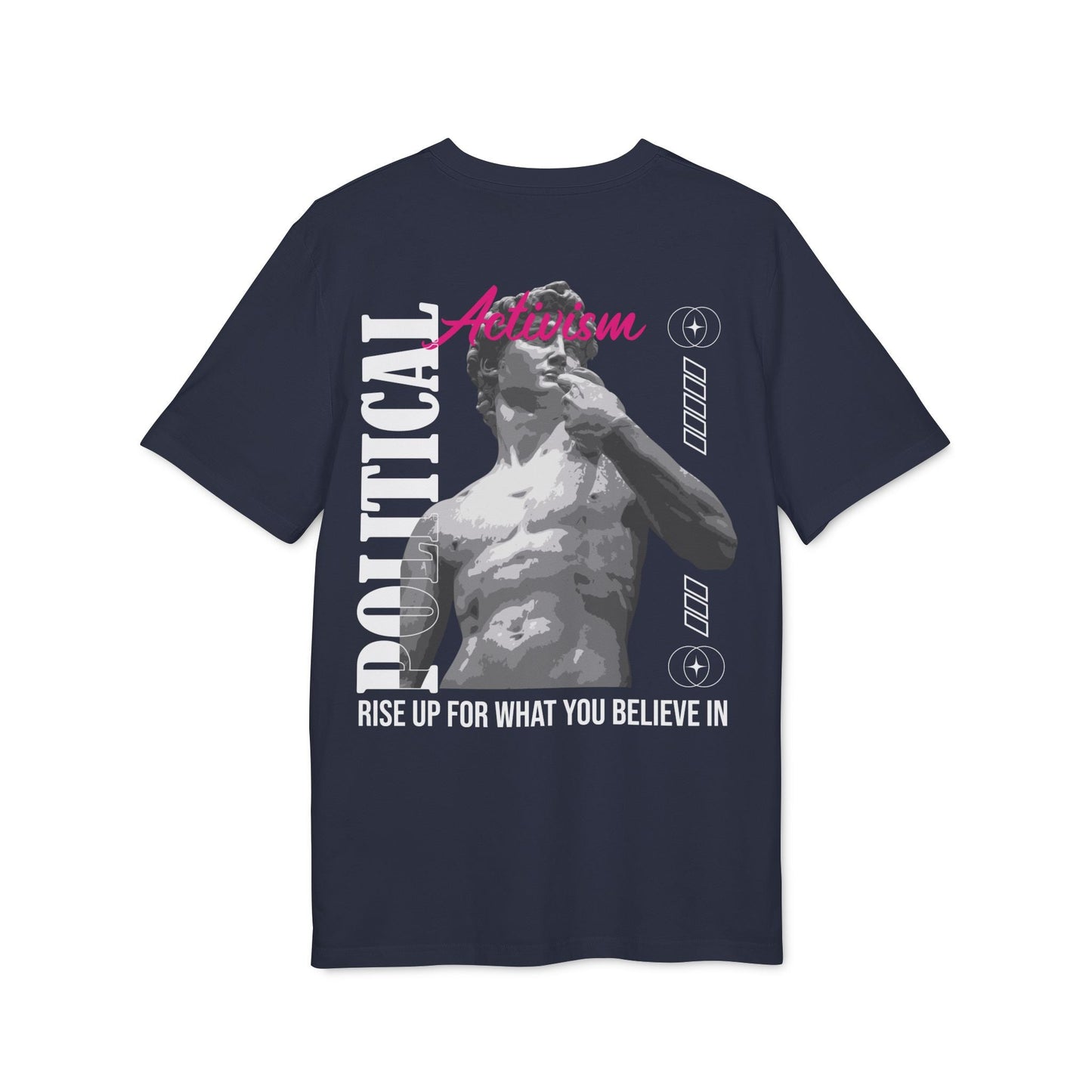 Political Activism - Gods Way - Premium Bio Unisex T-Shirt - Back Print-5