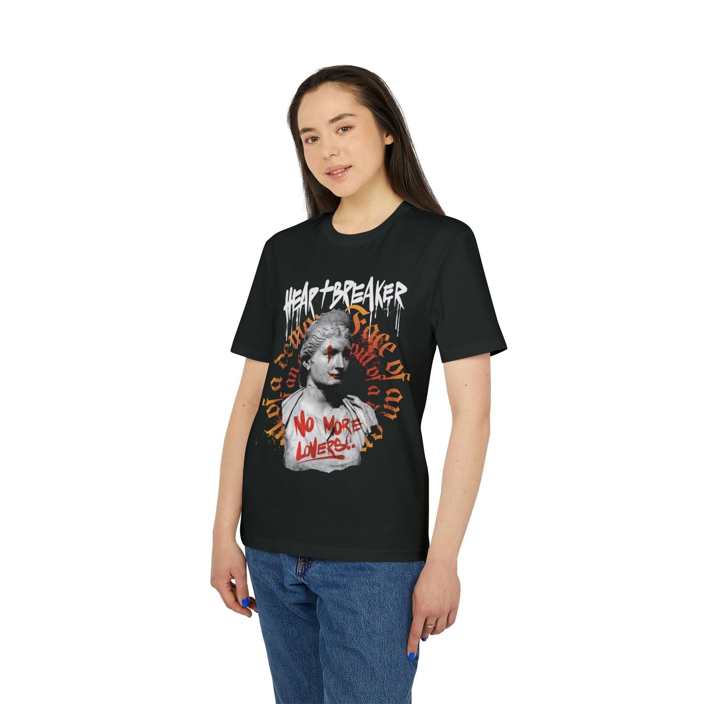 Heartbreaker No more Lovers - Gods Way - Premium Bio Unisex T-Shirt - Front Print-2
