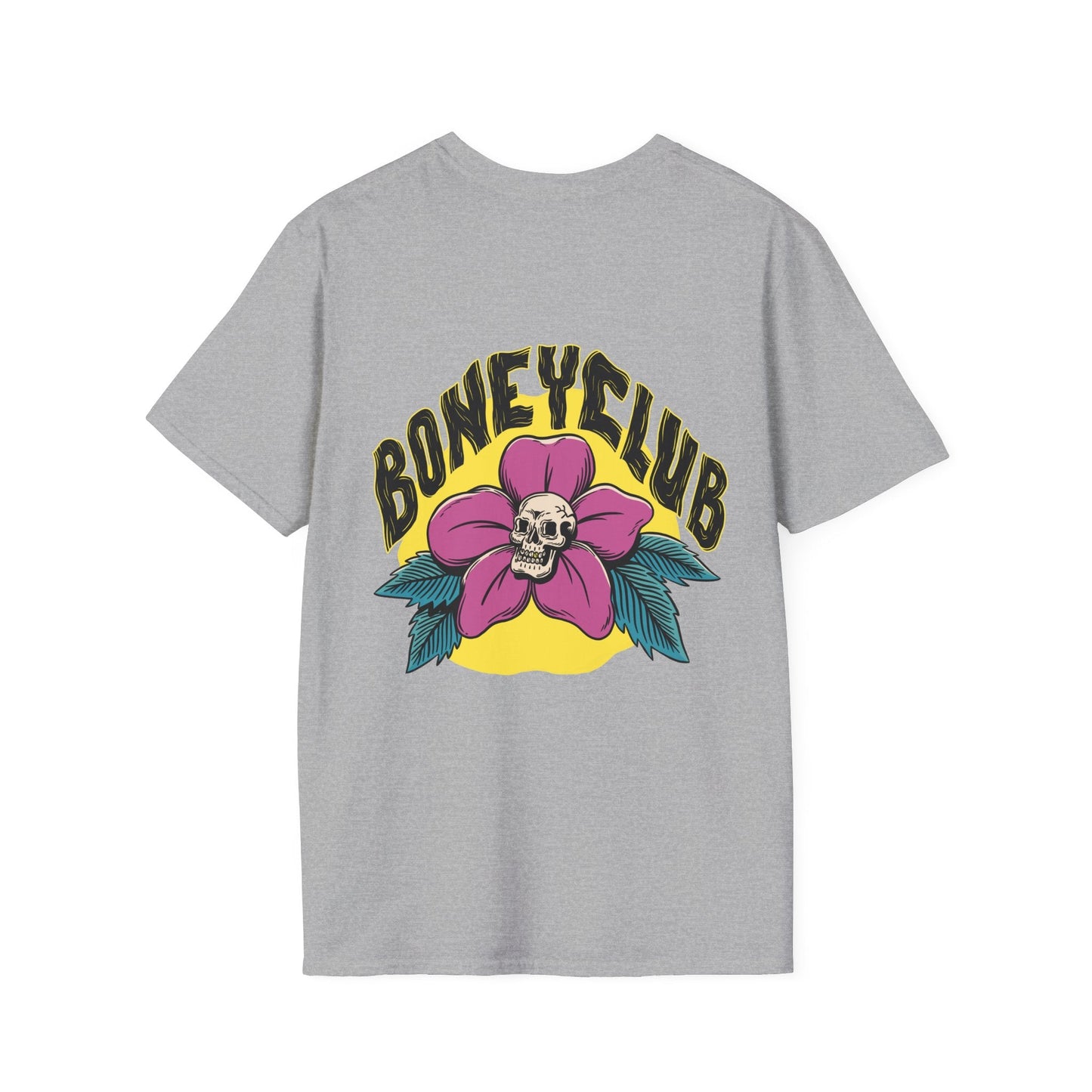 Boney Club - Summer Skulls - Unisex T-Shirt - Back Print-4