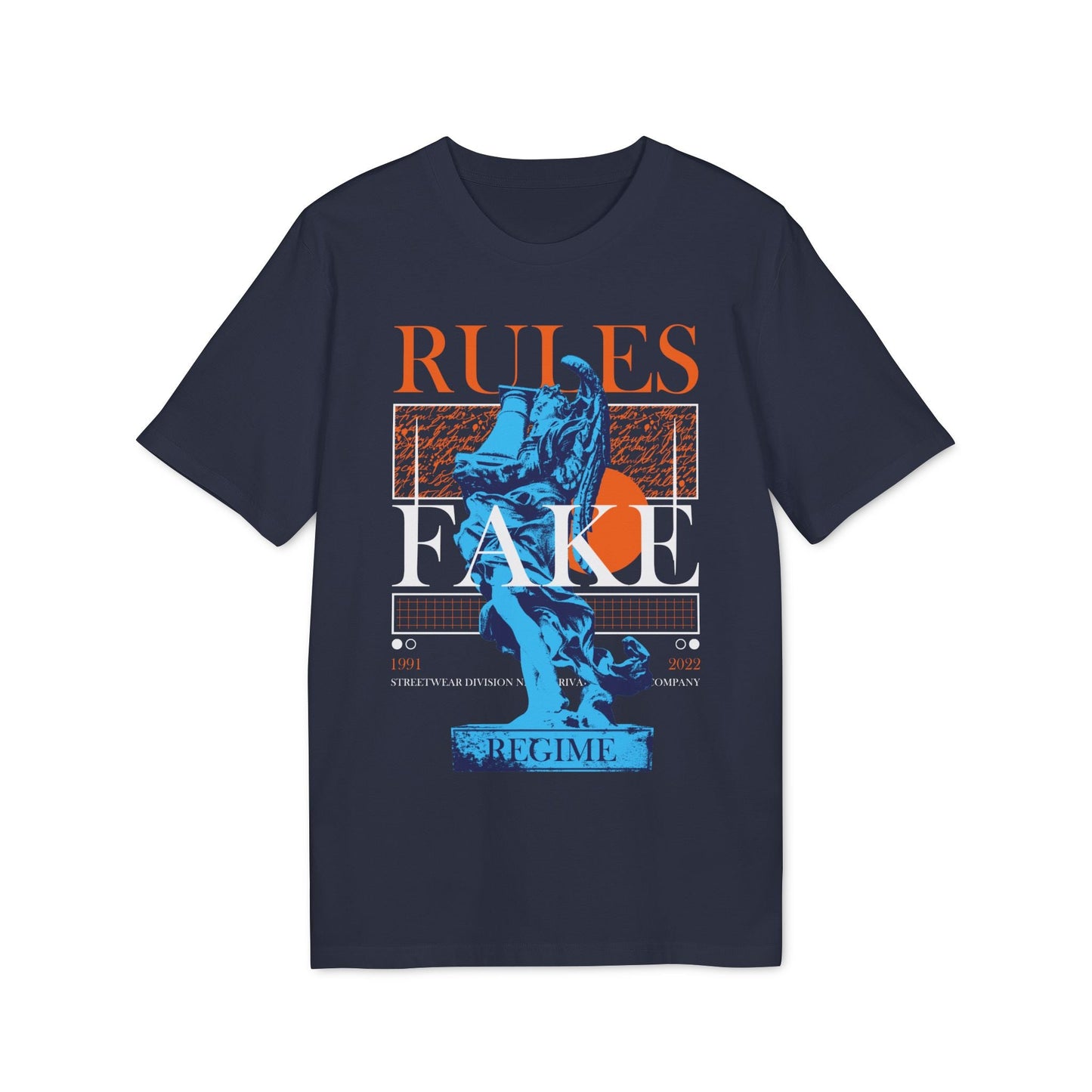 Rules Fake - Gods Way - Premium Bio Unisex T-Shirt - Front Print-5