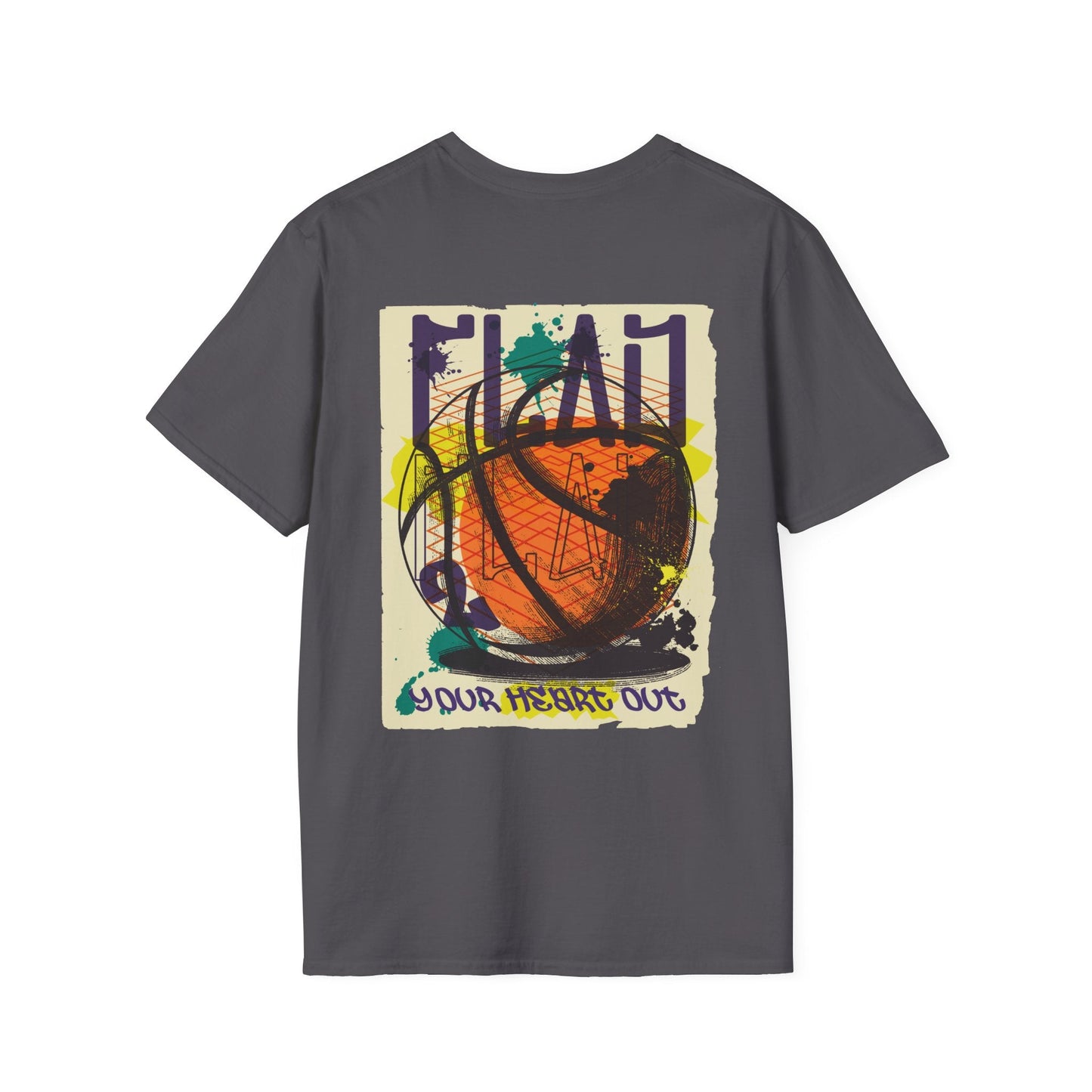 Basketball - Urban Graffiti - Unisex T-Shirt - Back Print-1