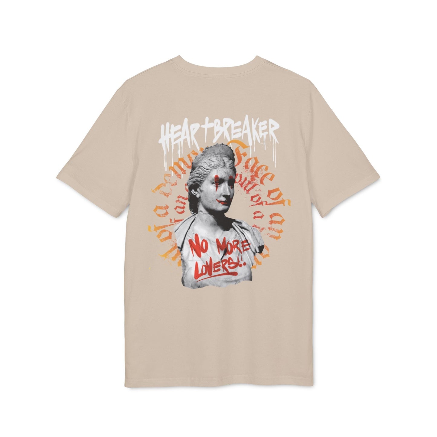Heartbreaker No more Lovers - Gods Way - Premium Bio Unisex T-Shirt - Back Print-6