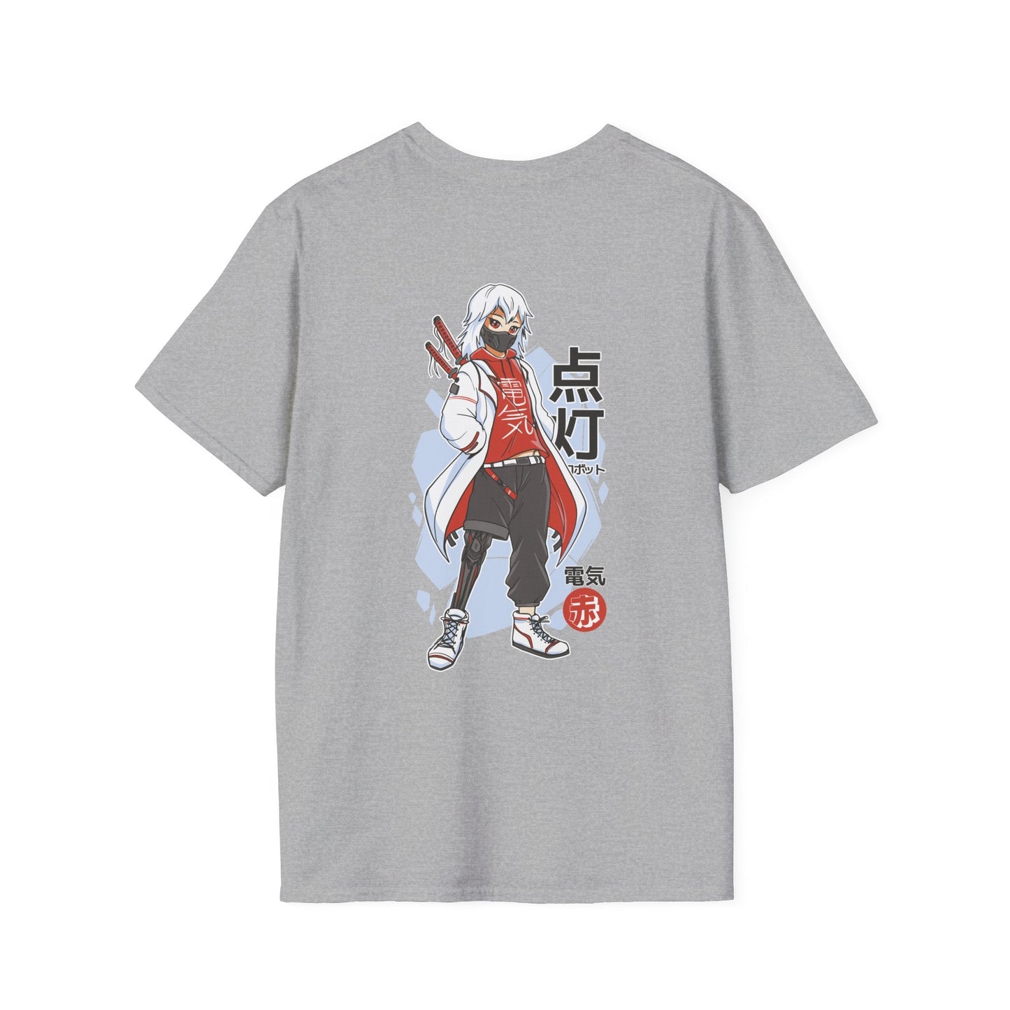Techware Samurai - Anime World - Unisex T-Shirt - Back Print-4