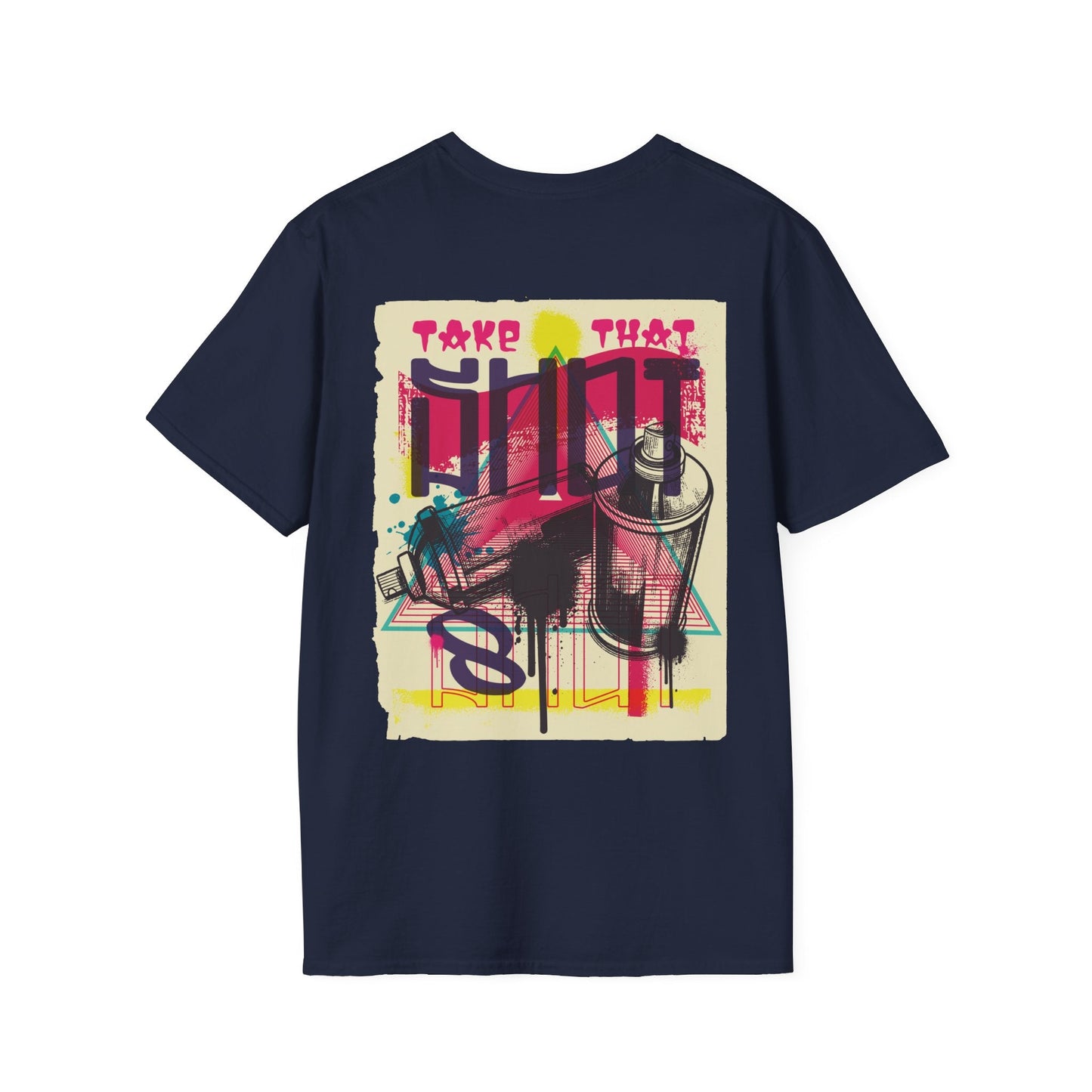 Spray Paint - Urban Graffiti - Unisex T-Shirt - Back Print-2