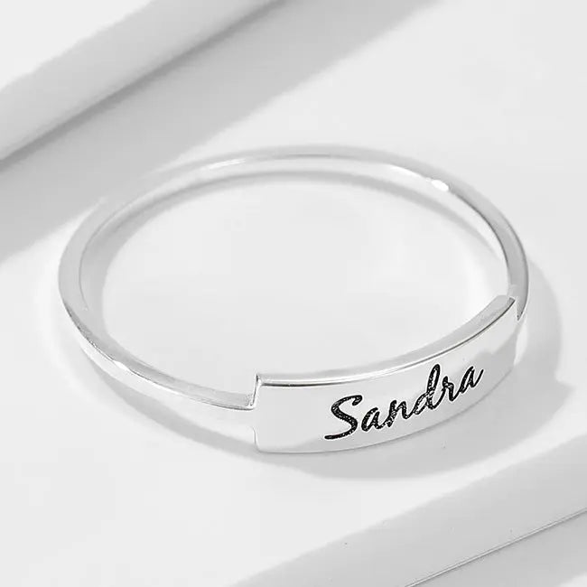Full Silver Name-1 Ring - silver ring-2