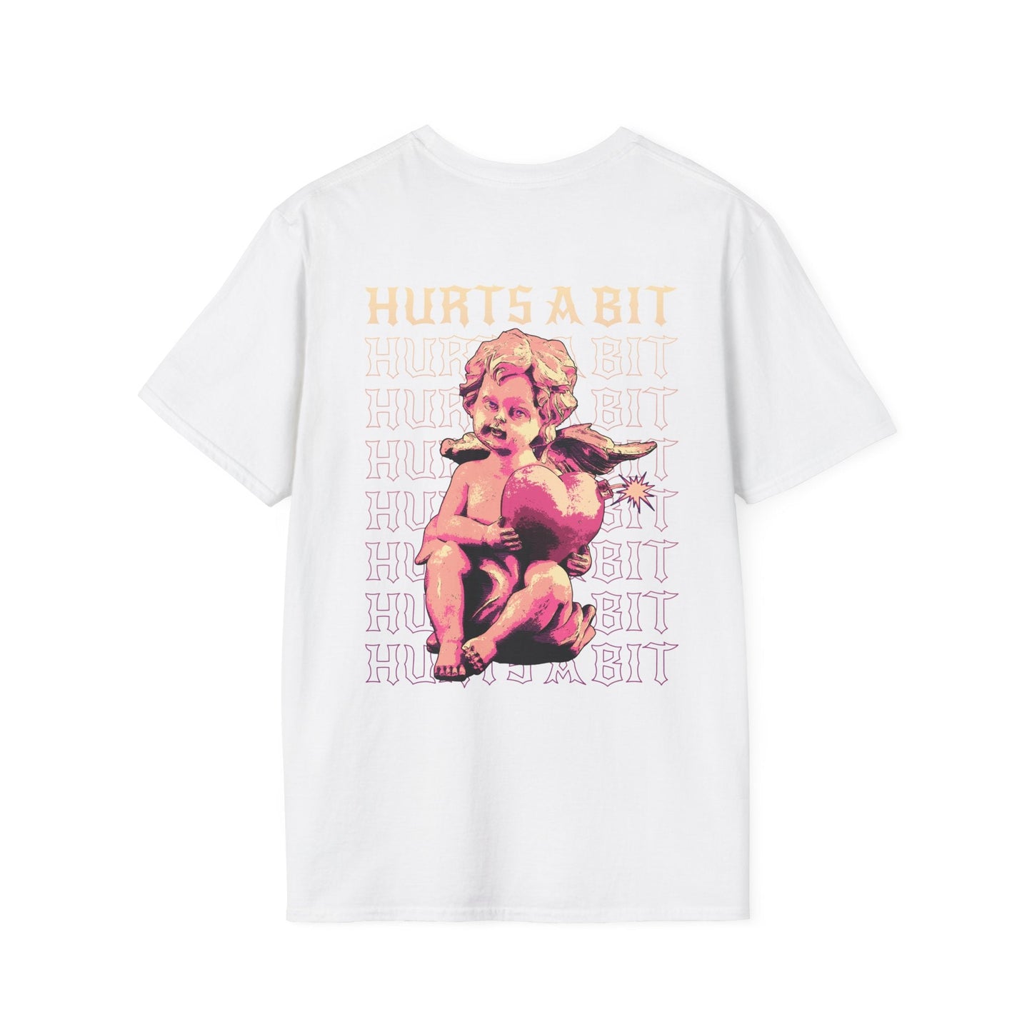Hurts a bit - Streetwear - Gods Way - Unisex T-Shirt - Back Print-3
