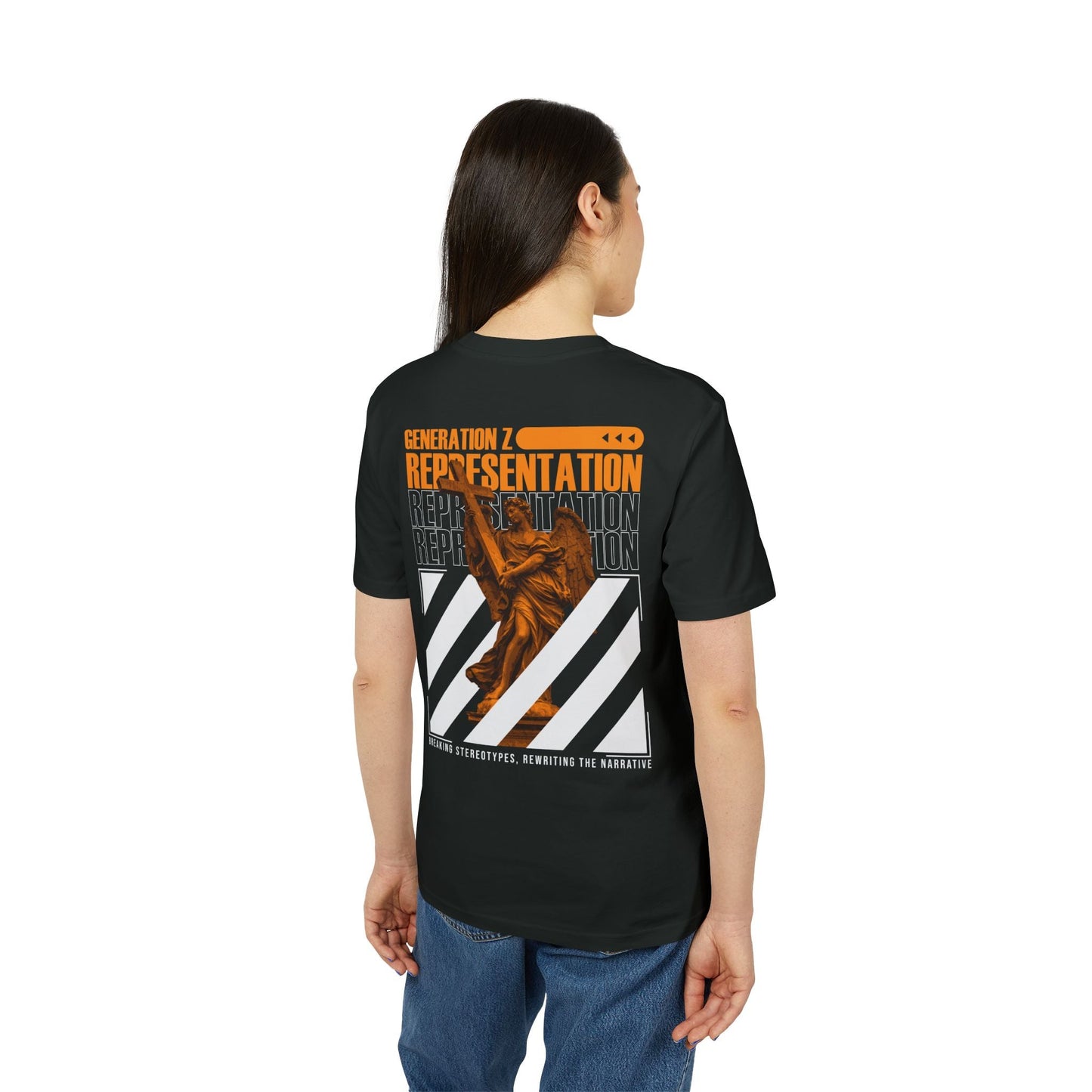Generation Z Representation - Gods Way - Premium Bio Unisex T-Shirt - Back Print-2