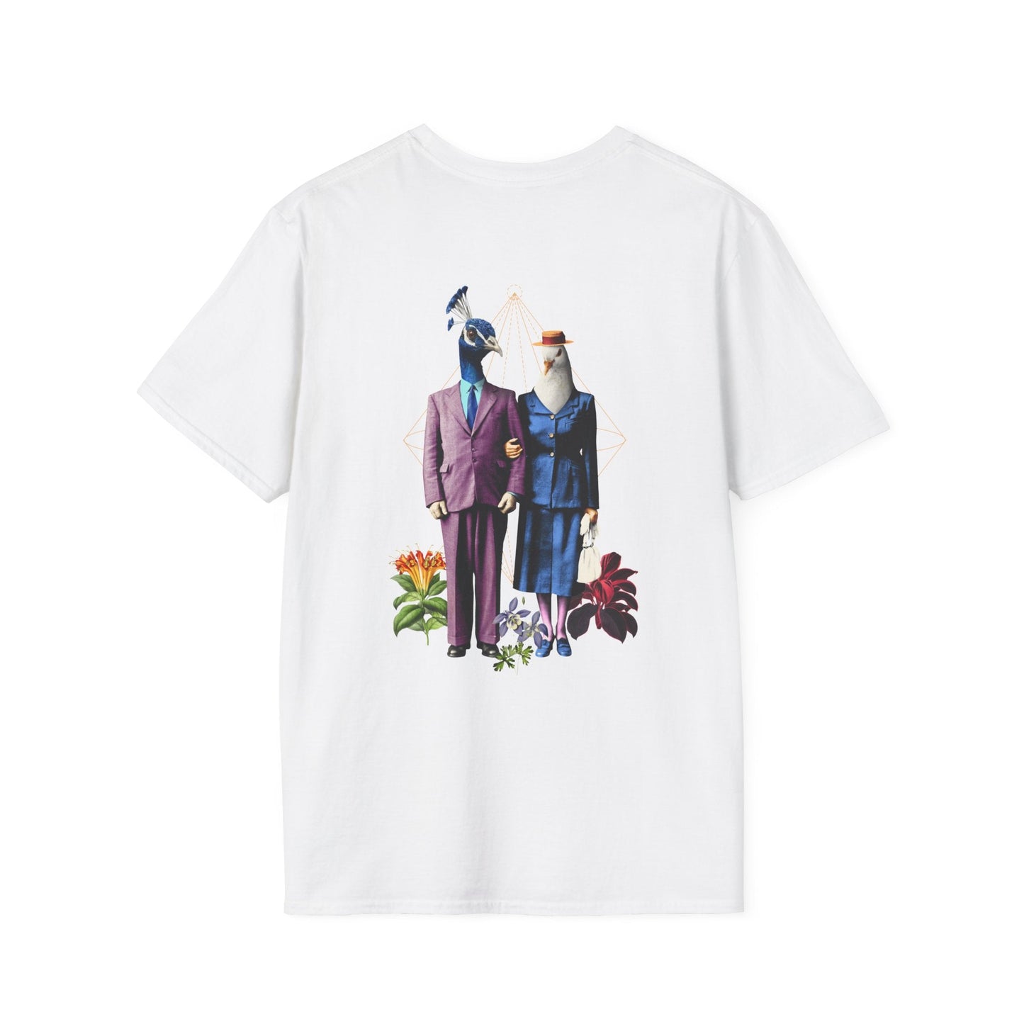 Couple - Animal Human - Unisex T-Shirt - Back Print-7