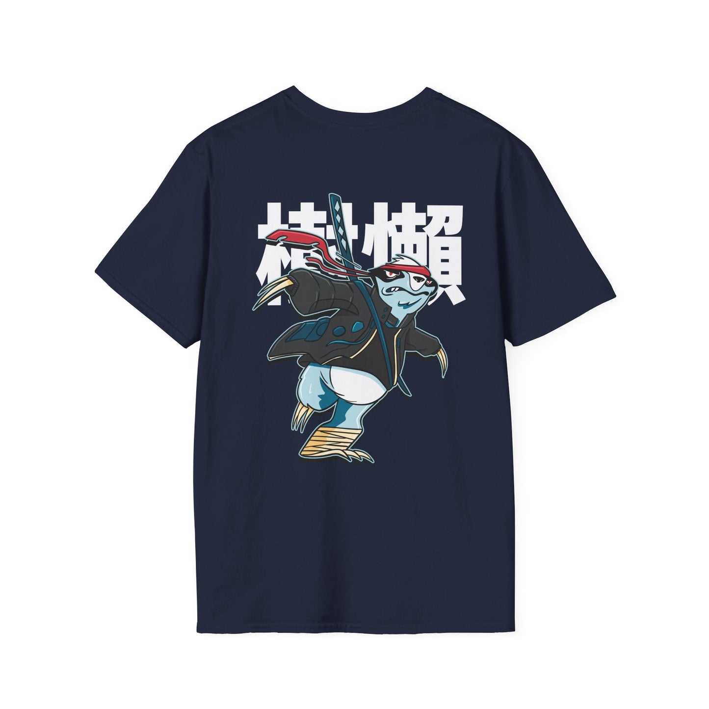 Sloth - Warrior Animals - Unisex T-Shirt - Back Print-2