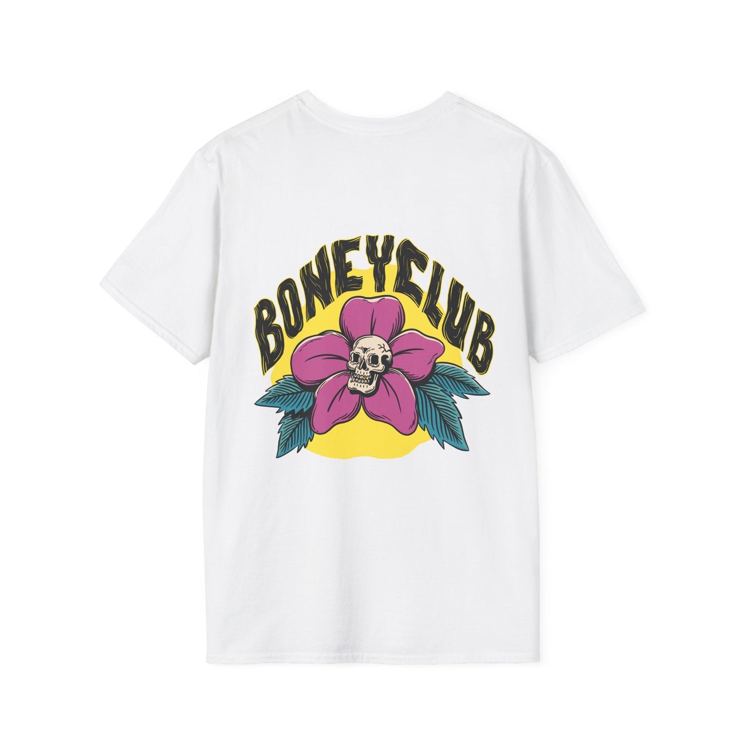 Boney Club - Summer Skulls - Unisex T-Shirt - Back Print-3