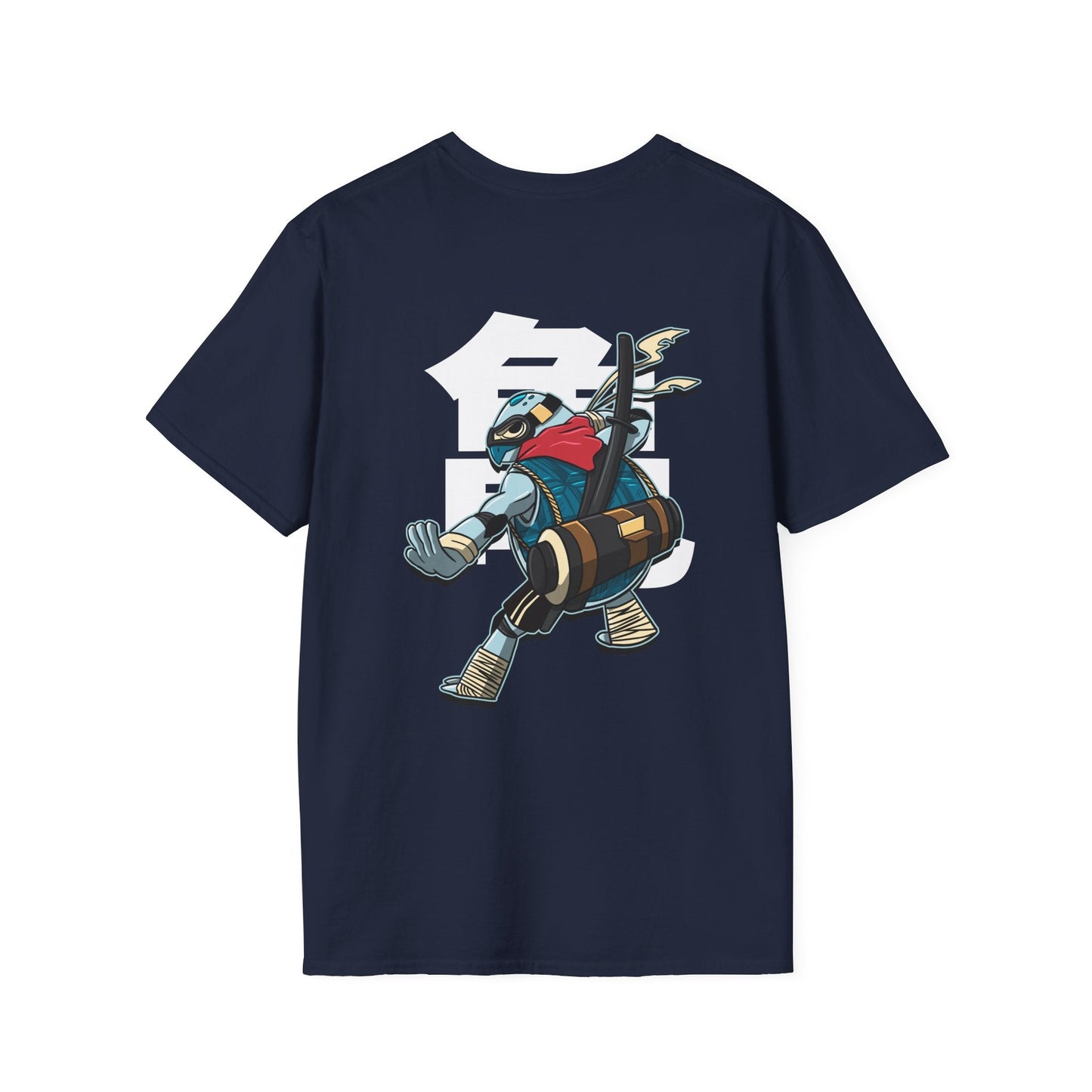 Turtle - Warrior Animals - Unisex T-Shirt - Back Print-2