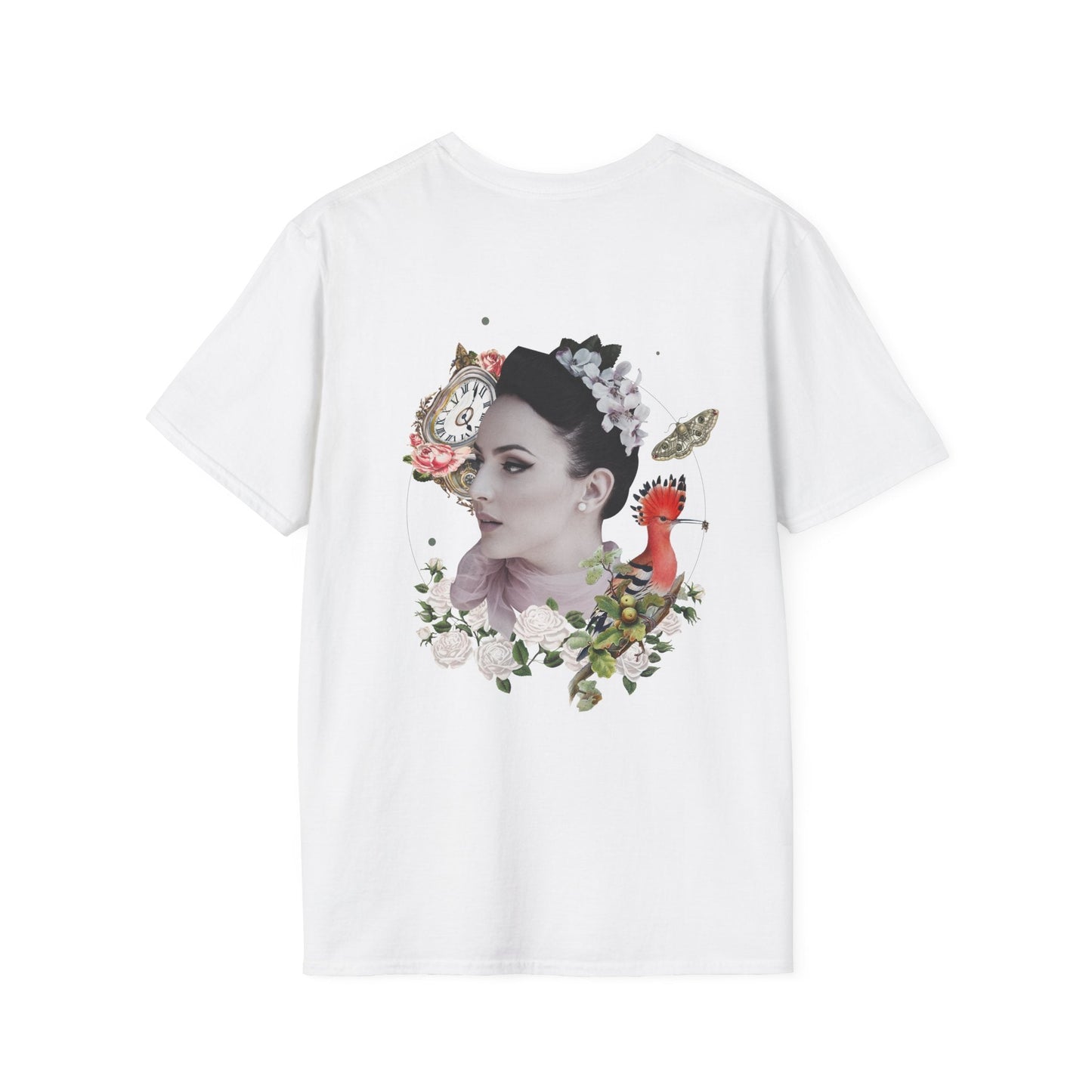 Woman - Quirky Collage - Unisex T-Shirt - Back Print-3
