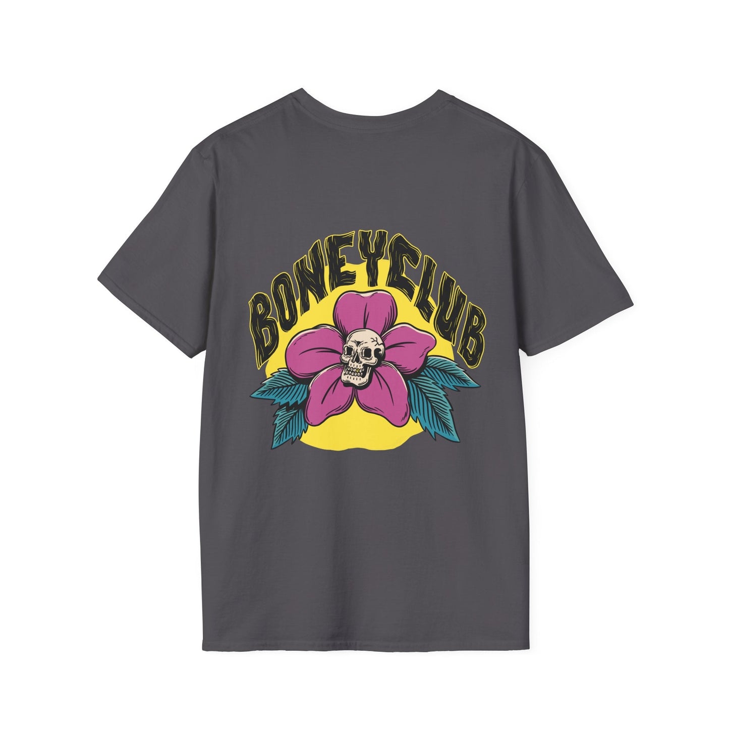 Boney Club - Summer Skulls - Unisex T-Shirt - Back Print-1