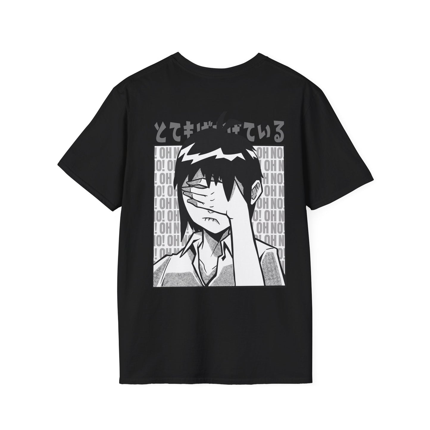 Face Palm Manga - Anime World - Unisex T-Shirt - Back Print-0