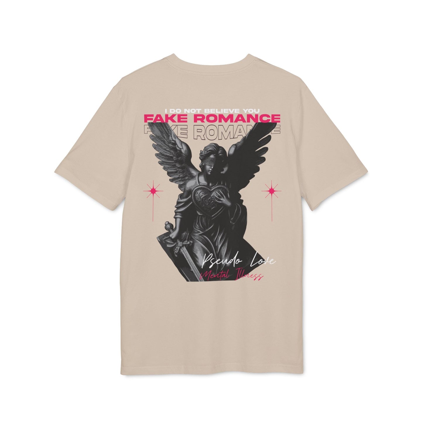 Fake Romance Pseudo Love - Gods Way - Premium Bio Unisex T-Shirt - Back Print-6