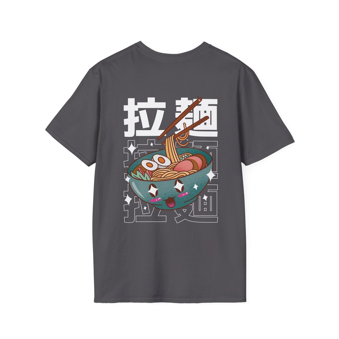 Ramen - Kawaii Character - Unisex T-Shirt - Back Print-5