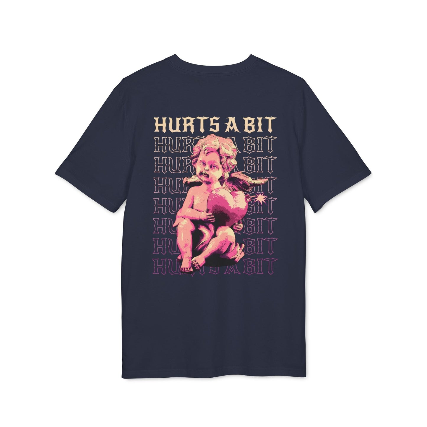 Hurts a Bit - Gods Way - Premium Bio Unisex T-Shirt - Back Print-5